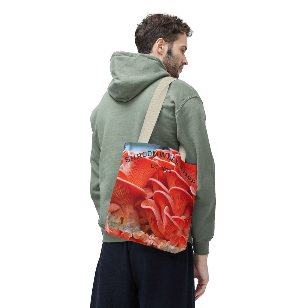 Bag: Mushroom Print Tote Bag – All-Over-Print Canvas Tote