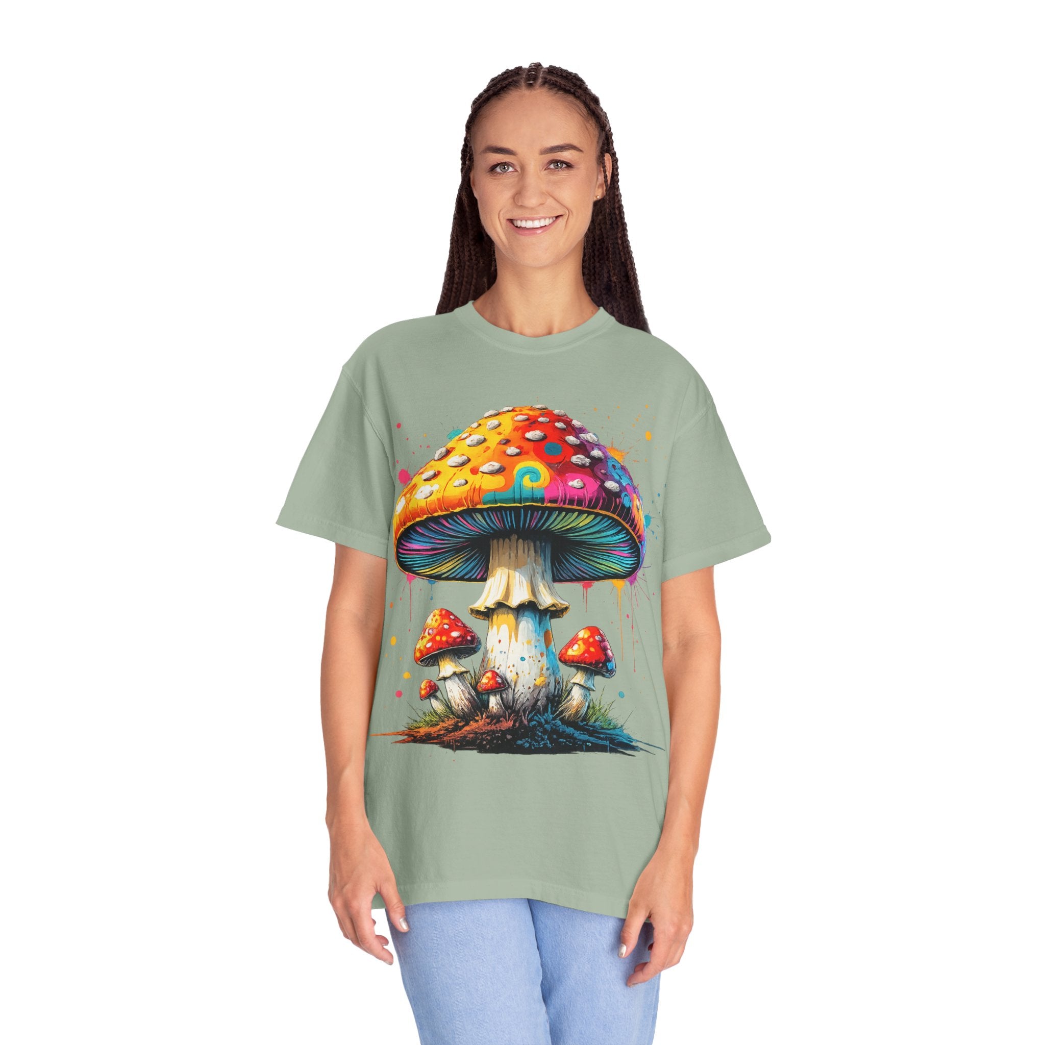 Lake Oswego Mushroom T-Shirt — Vintage Nature & Psychedelic Fungi Design