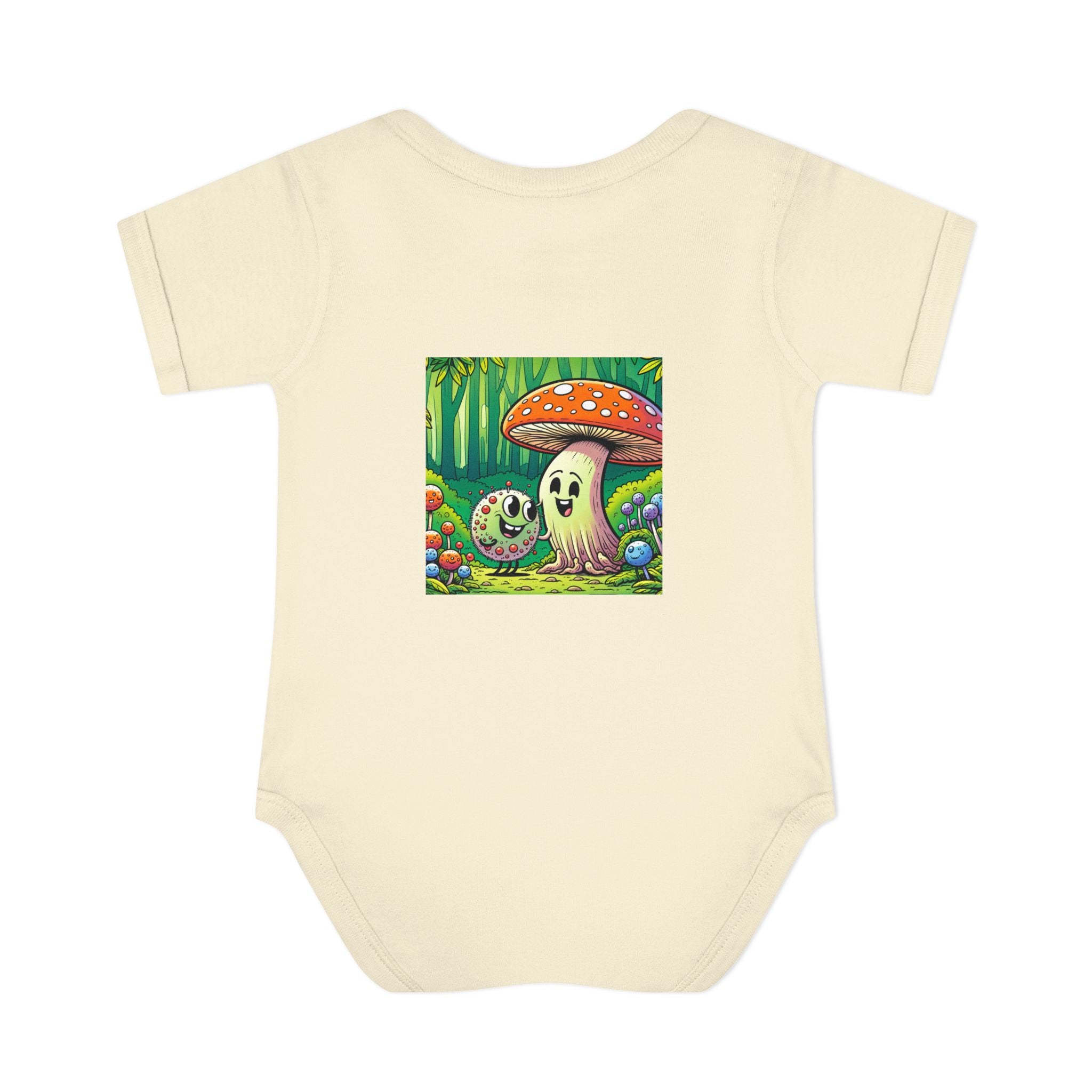 🍄👶 “Forest Friends” Baby Bodysuit