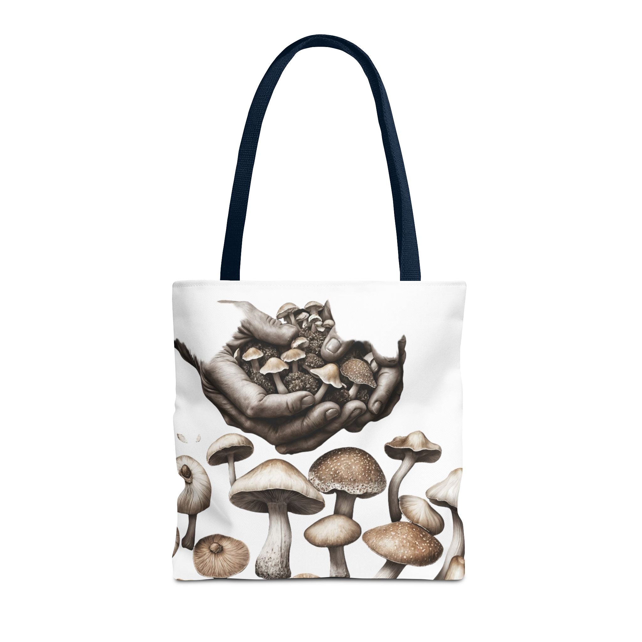 👐 “Harvested by Hand” Mushroom Tote – Carry Nature’s Story 🍄