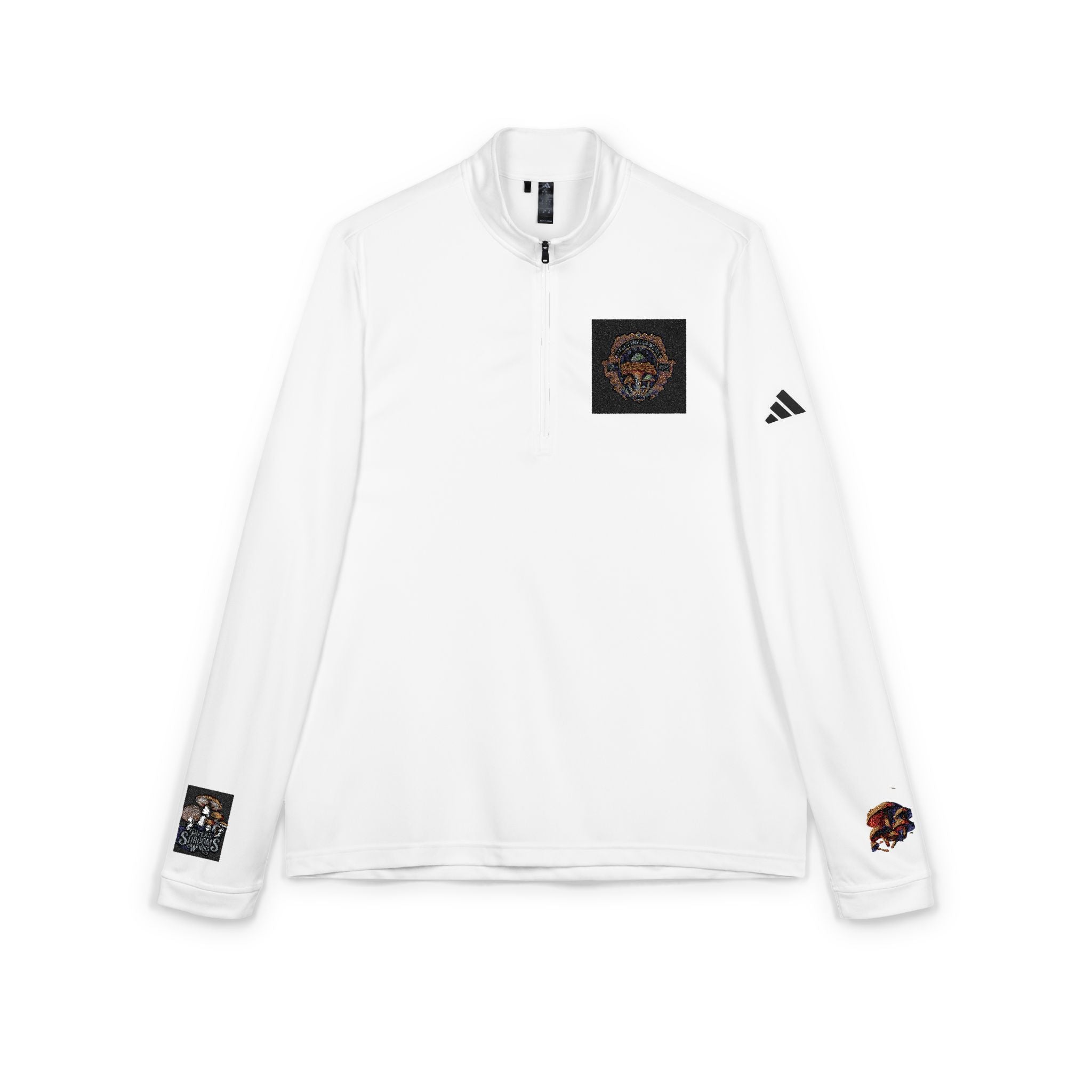 🌿 Piper’s Shroom Works Premium Quarter-Zip Pullover – Where Elegance Meets Earthy Edge