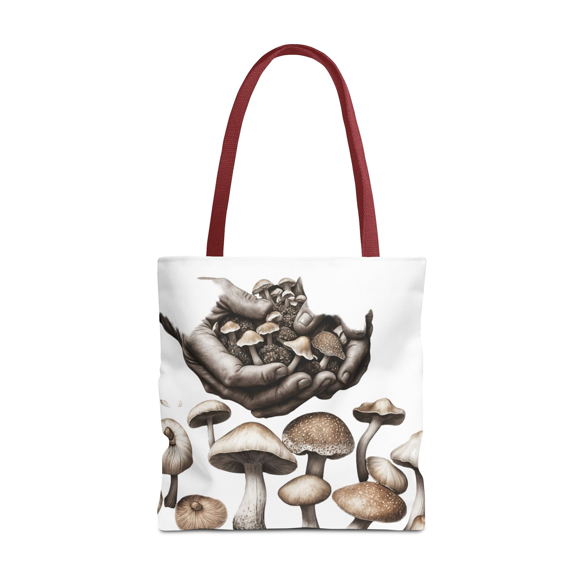 👐 “Harvested by Hand” Mushroom Tote – Carry Nature’s Story 🍄