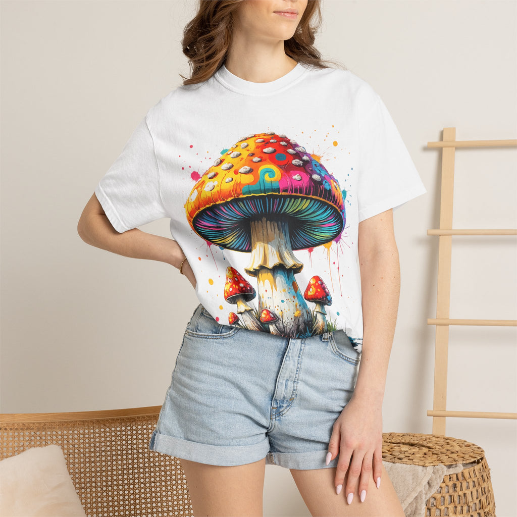 Lake Oswego Mushroom T-Shirt — Vintage Nature & Psychedelic Fungi Design