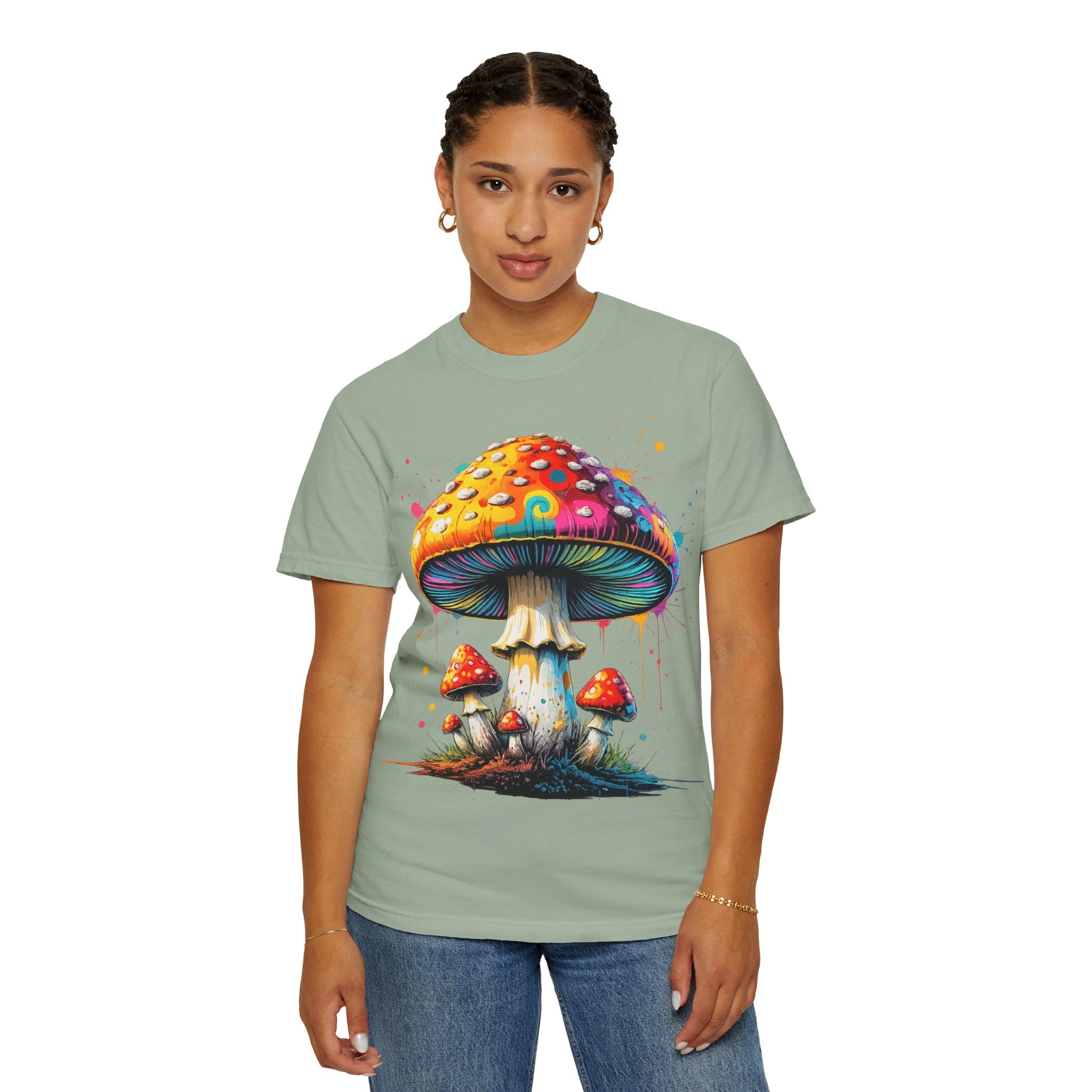Lake Oswego Mushroom T-Shirt — Vintage Nature & Psychedelic Fungi Design