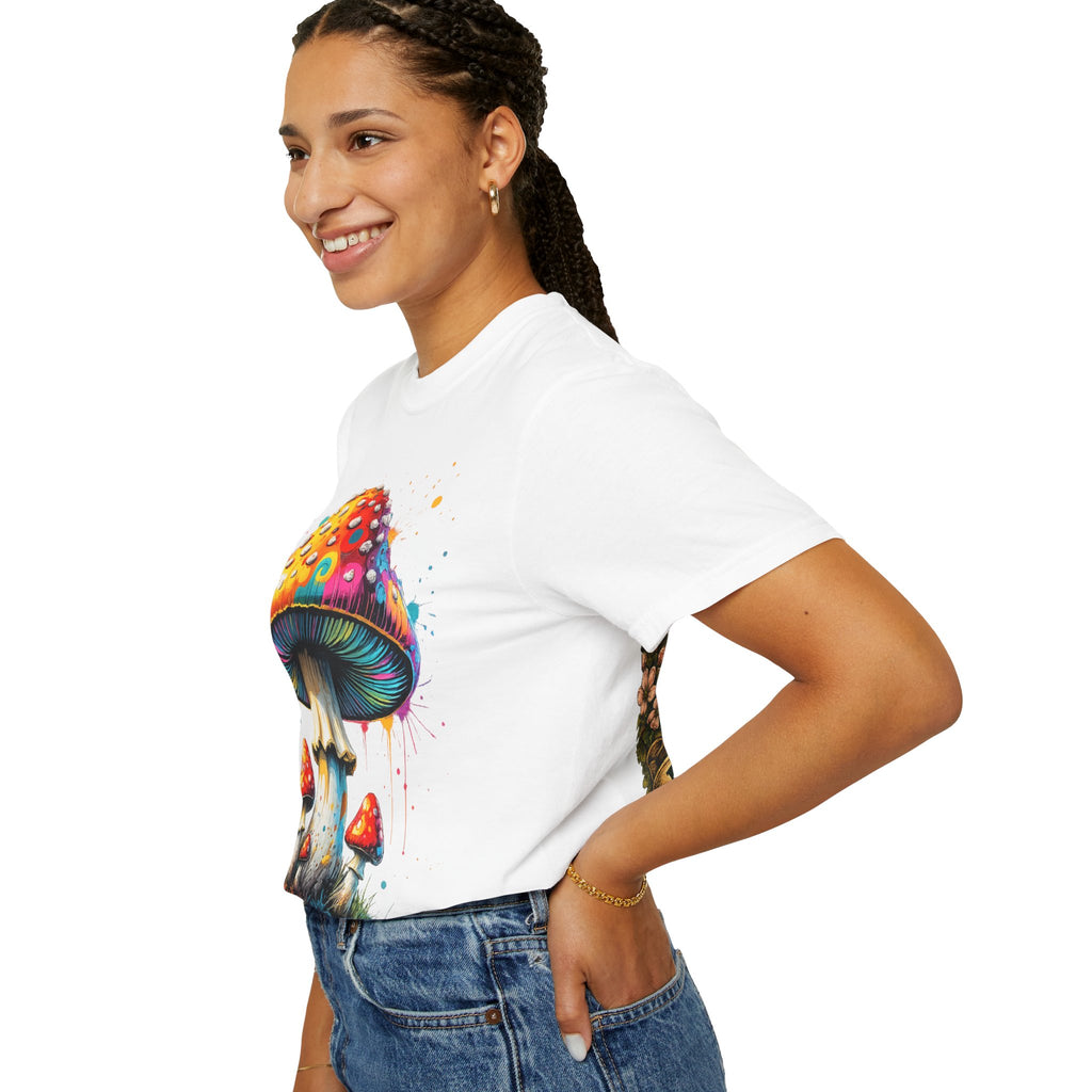 Lake Oswego Mushroom T-Shirt — Vintage Nature & Psychedelic Fungi Design