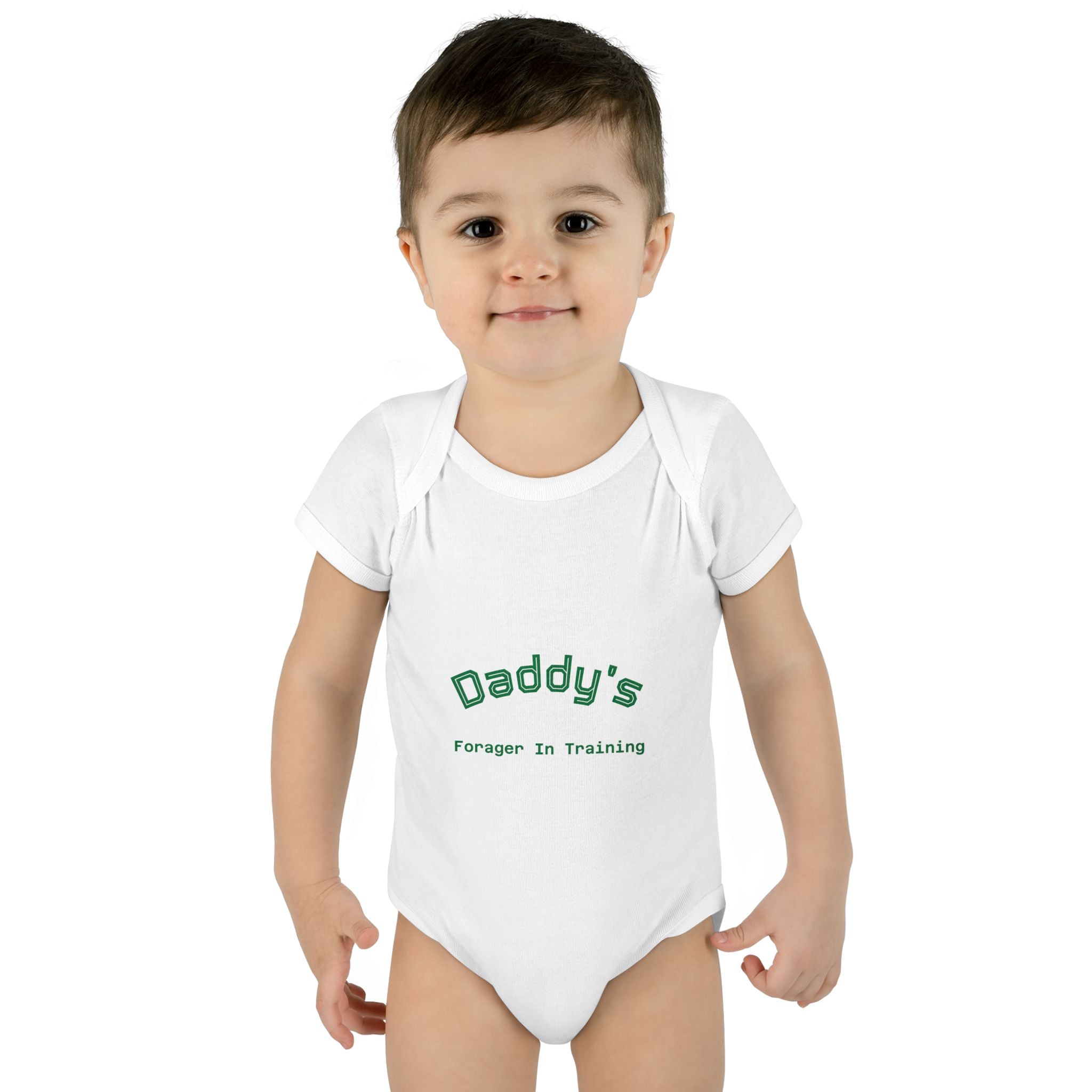 🍄👶 “Forest Friends” Baby Bodysuit One Piece