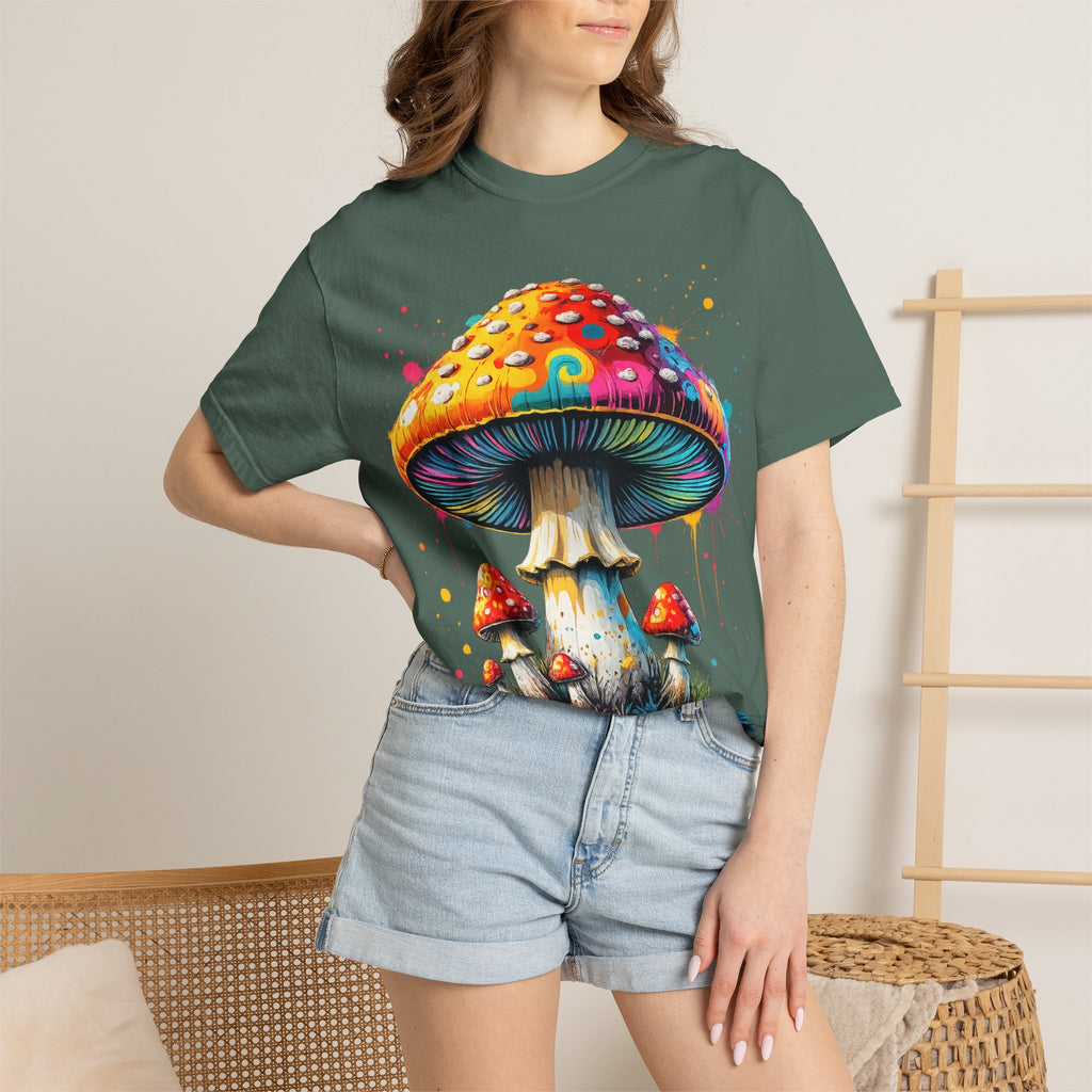 Lake Oswego Mushroom T-Shirt — Vintage Nature & Psychedelic Fungi Design