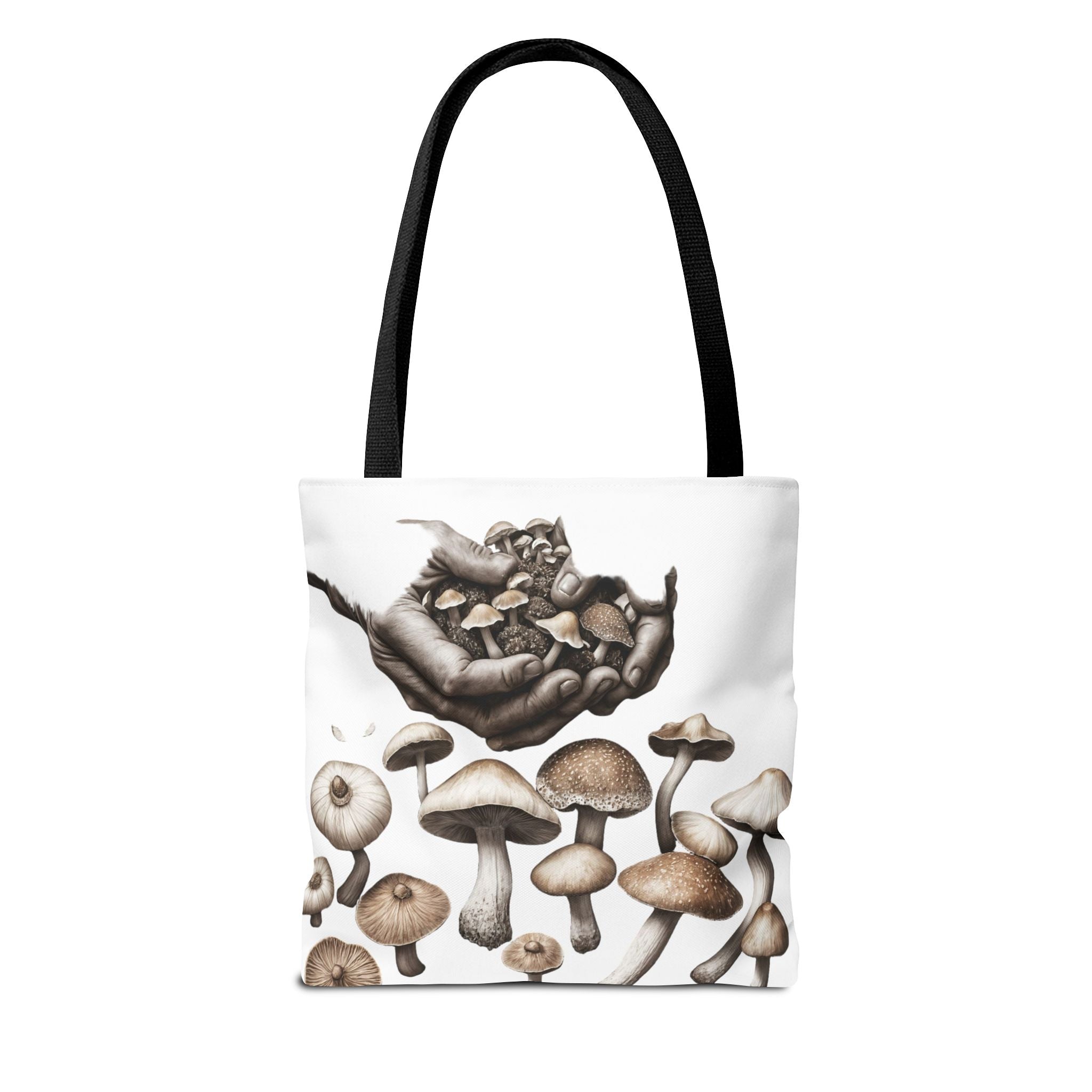 👐 “Harvested by Hand” Mushroom Tote – Carry Nature’s Story 🍄