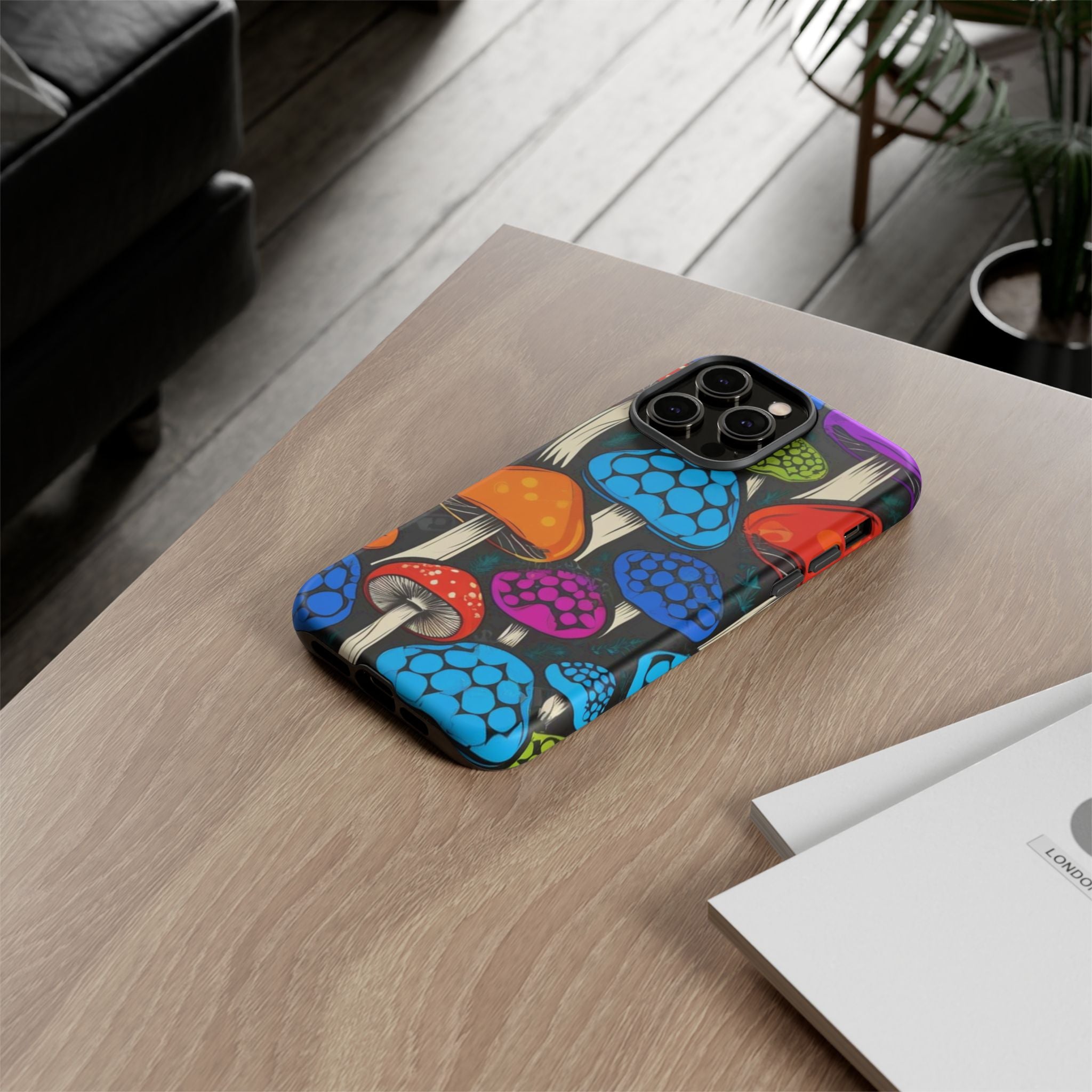 🍄 Shroom Pop iPhone Case – Protect Your Phone in Psychedelic Style 🌈📱