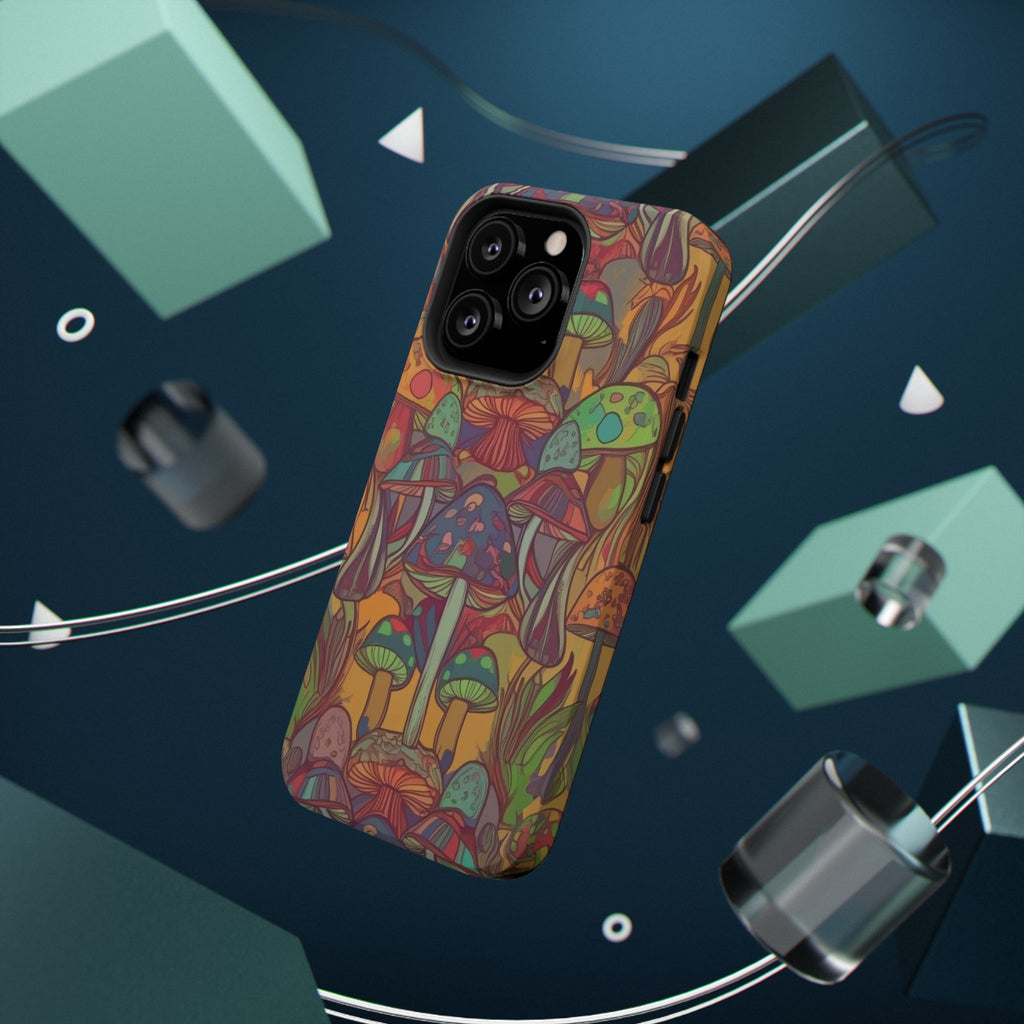 Mushroom Grove Impact-Resistant Case, Unique Phone Cover for Nature Lovers, Mushroom Art Gifts, Phone Accessories for Festivals, [...]