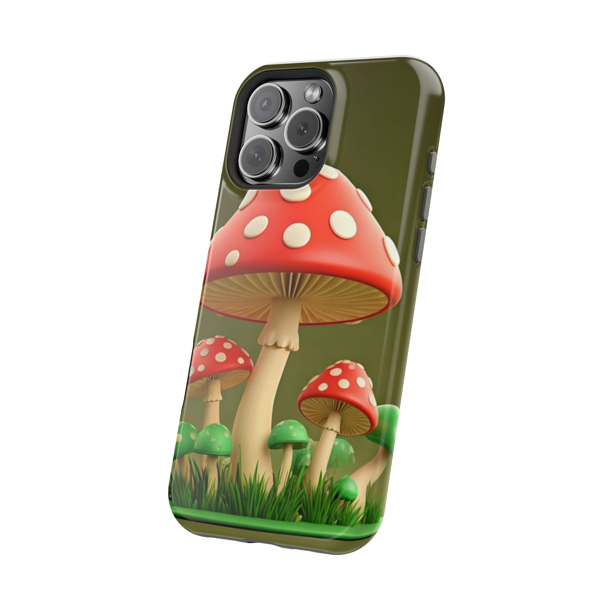 🍄🔥Golden Glow Mushroom Phone Case – Nature Meets Radiance" 🍄✨📱