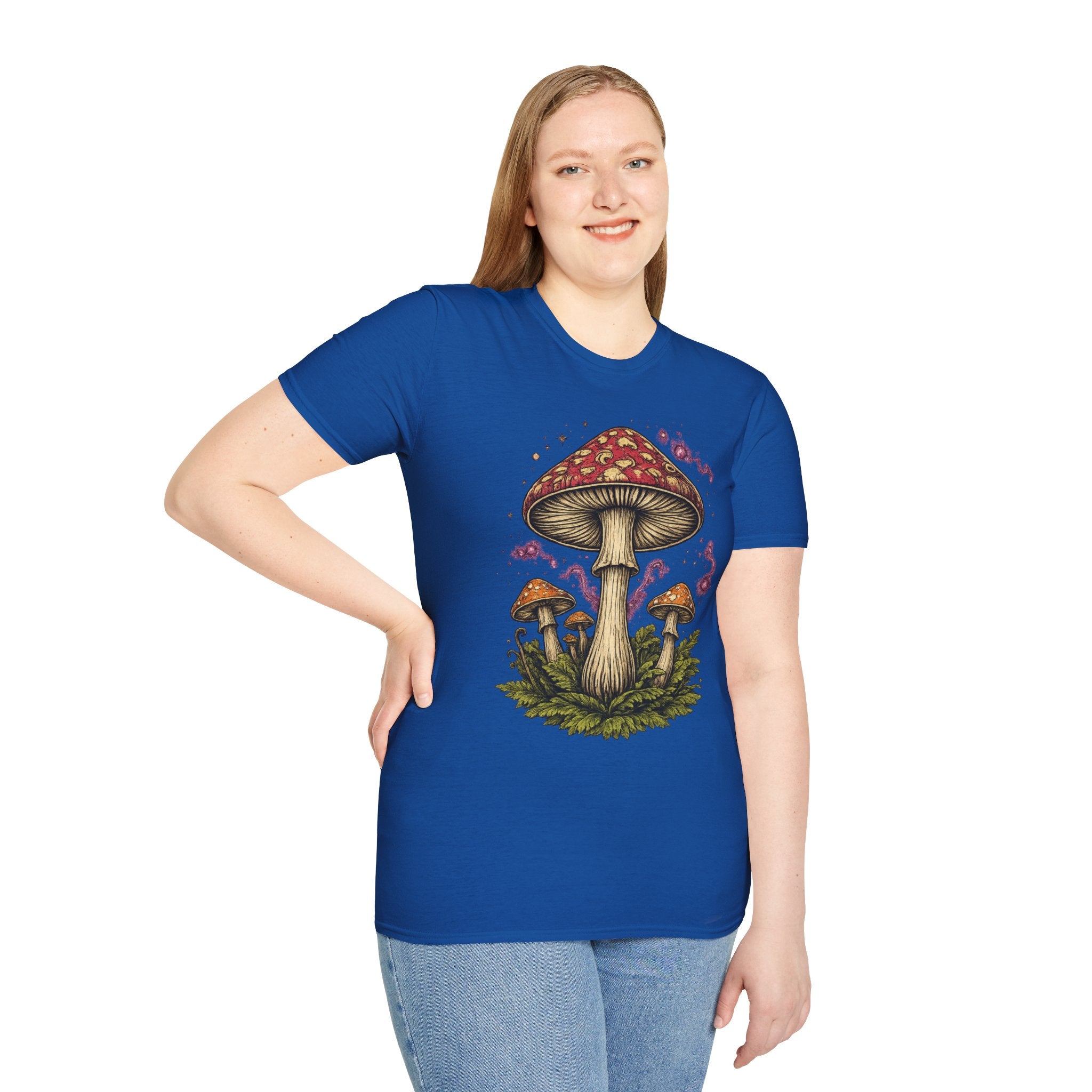 Mushroom Magic T-Shirt — Vintage Red Toadstool Illustration