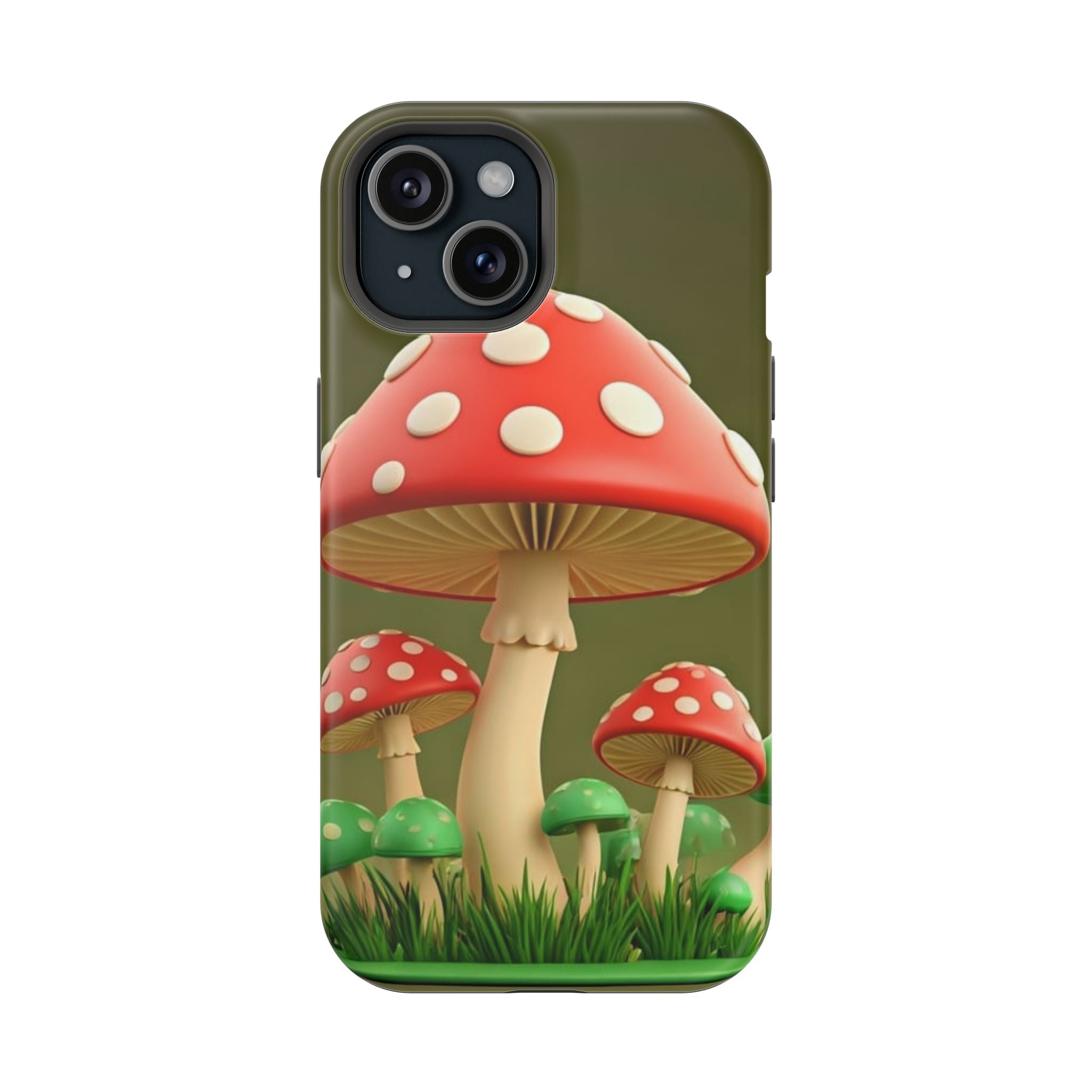 🍄🔥Golden Glow Mushroom Phone Case – Nature Meets Radiance" 🍄✨📱