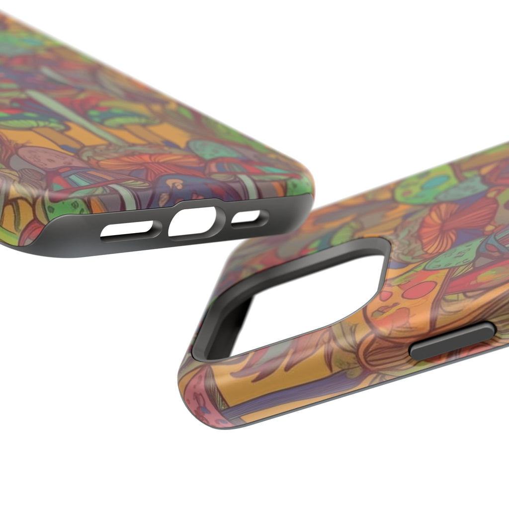 Mushroom Grove Impact-Resistant Case, Unique Phone Cover for Nature Lovers, Mushroom Art Gifts, Phone Accessories for Festivals, [...]