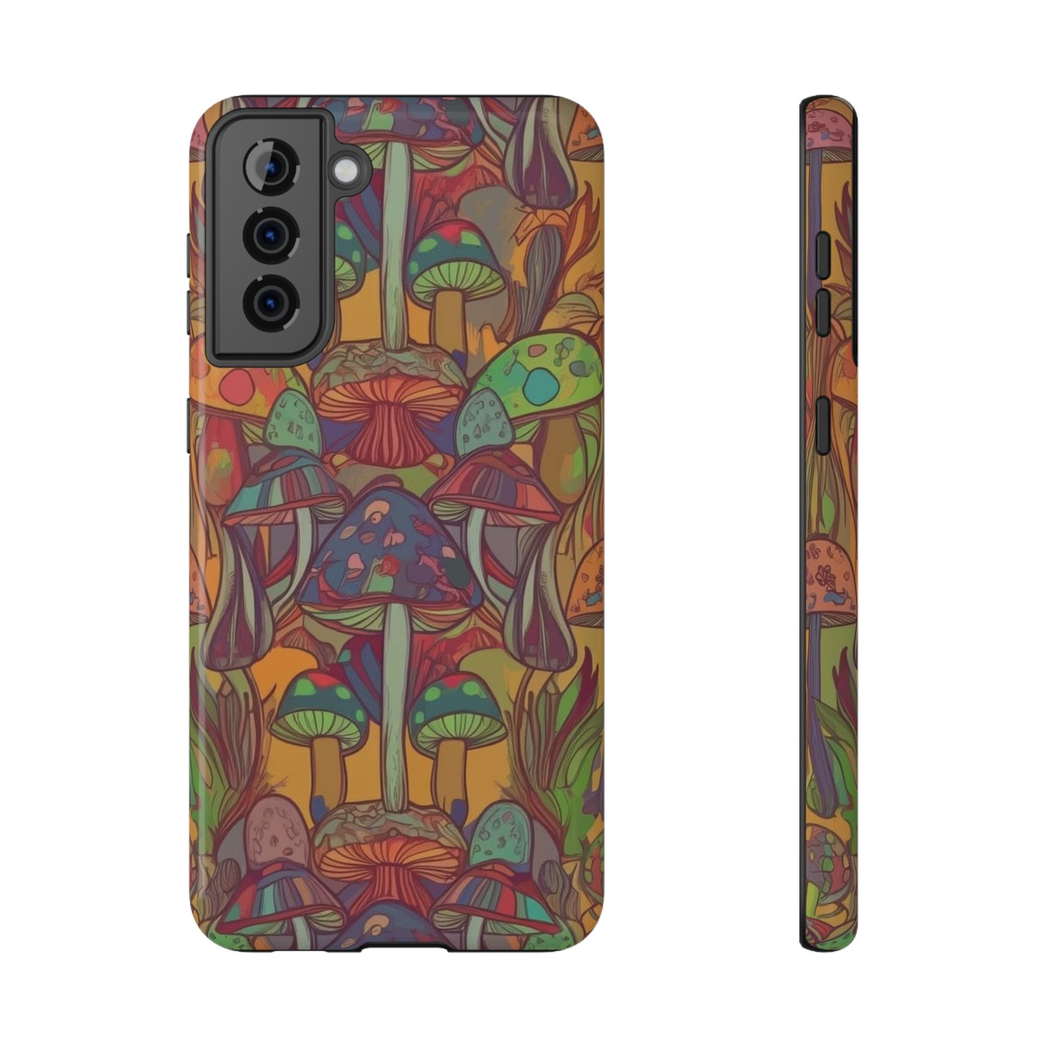 Mushroom Grove Impact-Resistant Case, Unique Phone Cover for Nature Lovers, Mushroom Art Gifts, Phone Accessories for Festivals, [...]