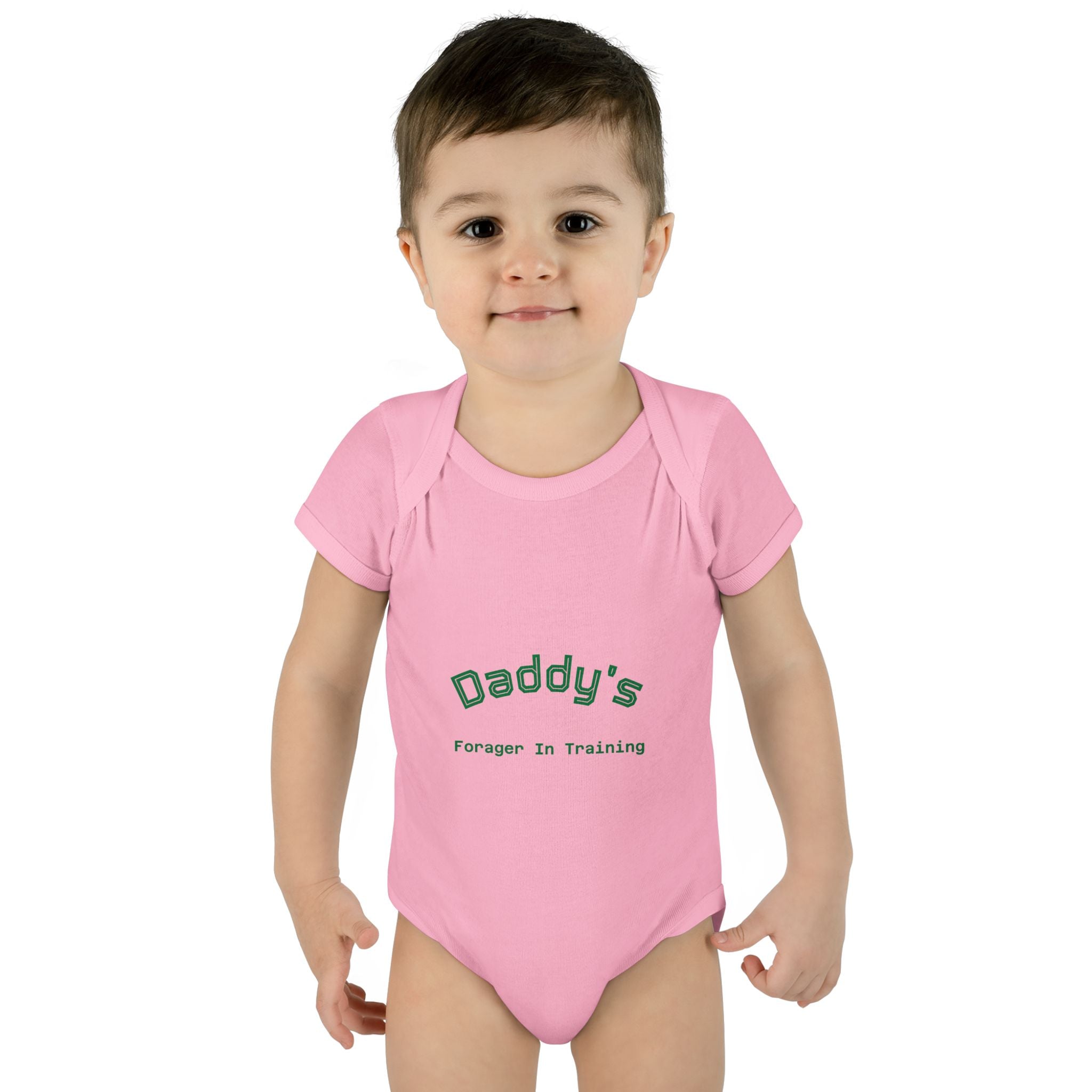 🍄👶 “Forest Friends” Baby Bodysuit One Piece