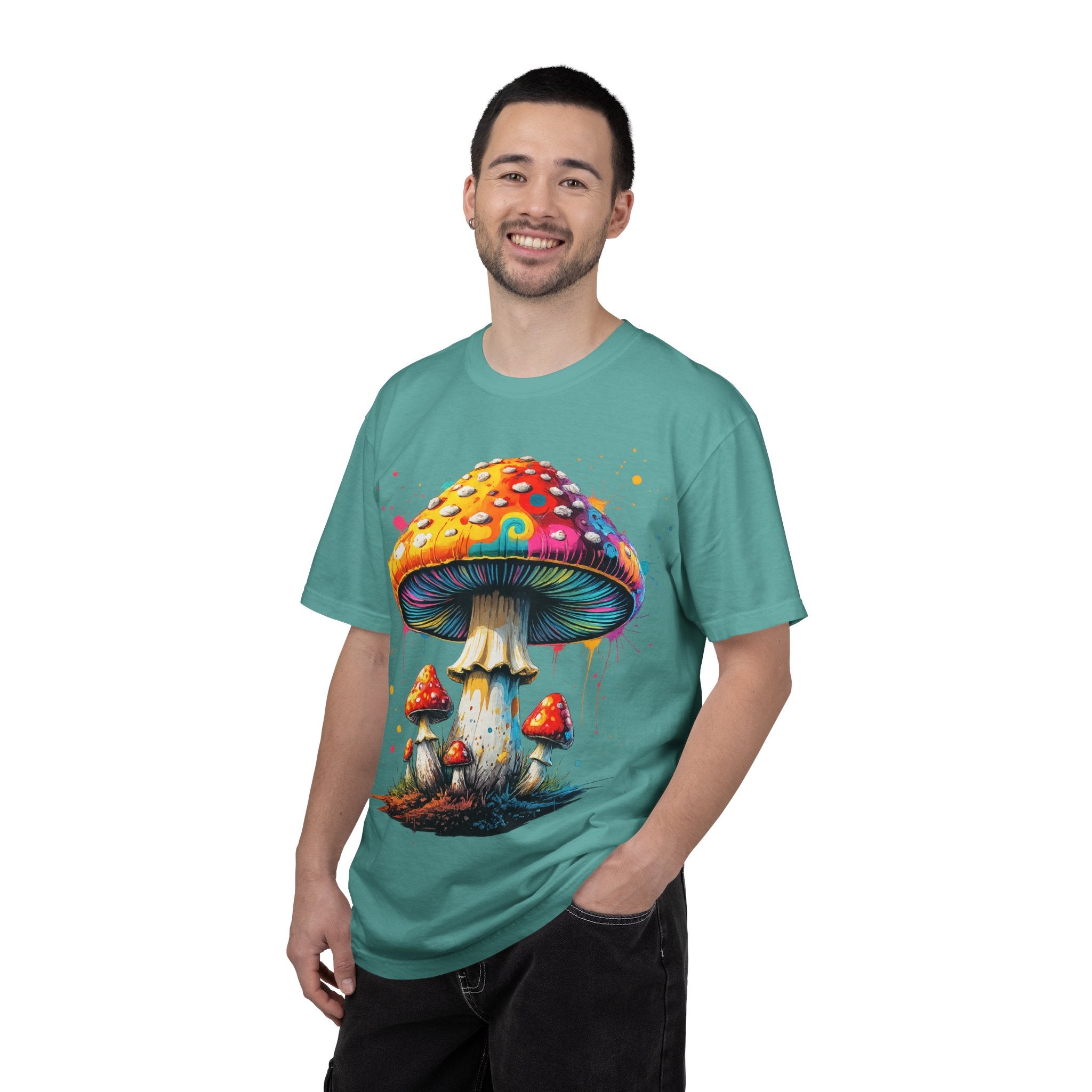 Lake Oswego Mushroom T-Shirt — Vintage Nature & Psychedelic Fungi Design