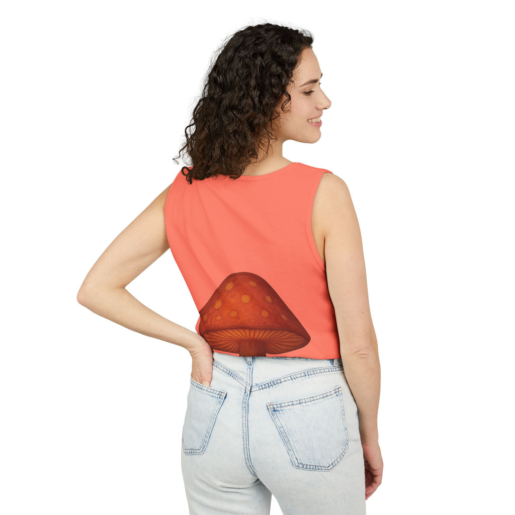 Portland Mushroom Tank Top — Vintage Forest Travel Graphic