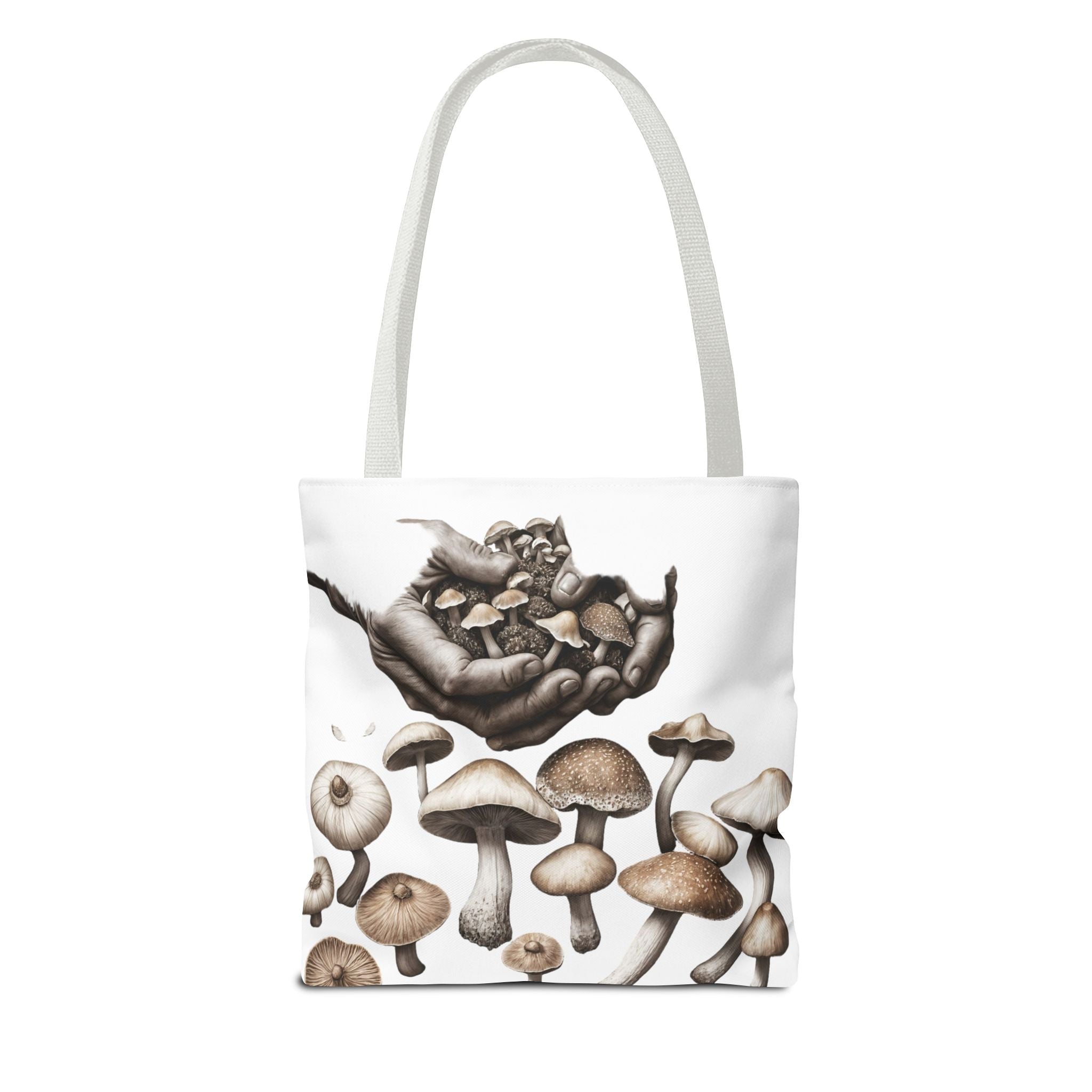 👐 “Harvested by Hand” Mushroom Tote – Carry Nature’s Story 🍄