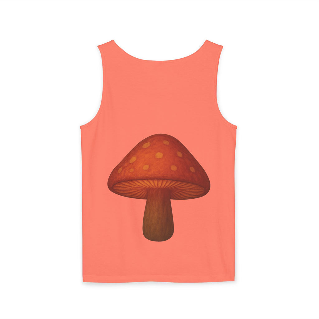 Portland Mushroom Tank Top — Vintage Forest Travel Graphic