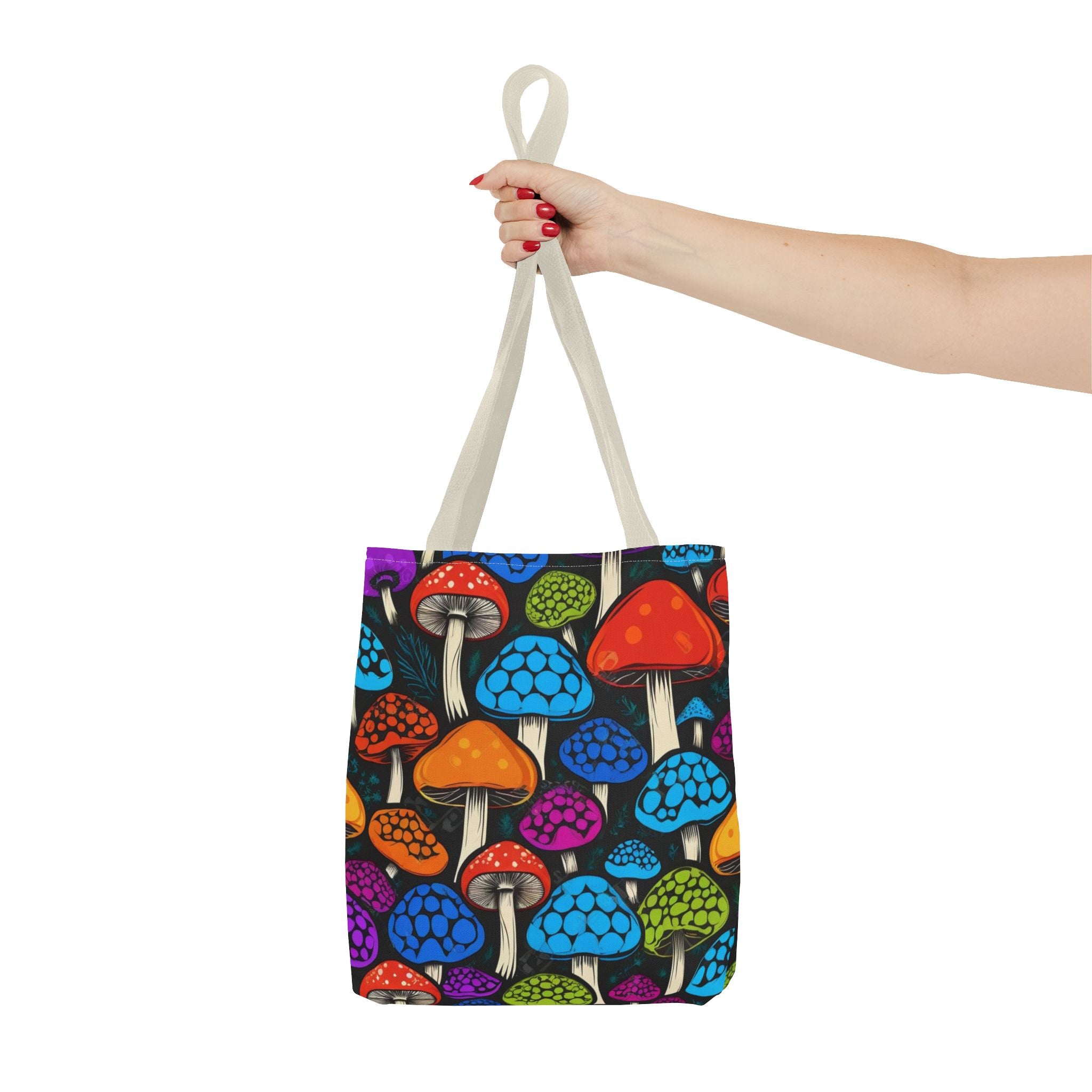 🌈 Color Pop Mushroom Tote – Carry Bold, Live Bright 🍄👜