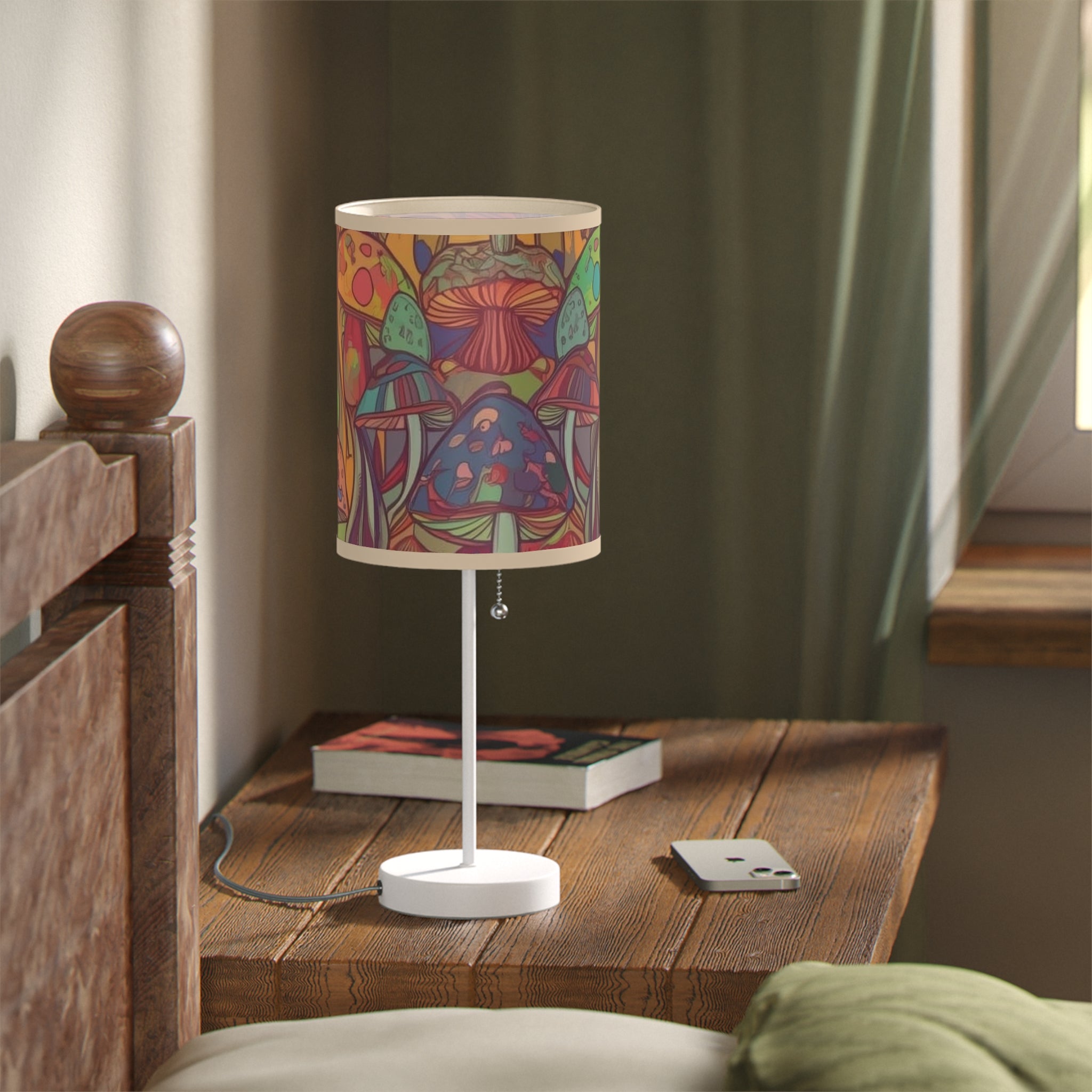 🍄🌈✨Enchanted Shroom Lamp – Mystical Glow for Your Space🍄✨💡