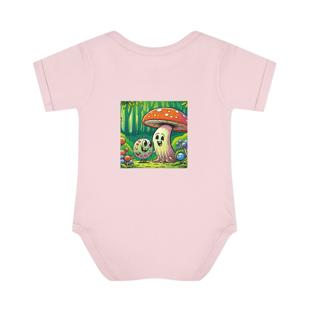 🍄👶 “Forest Friends” Baby Bodysuit