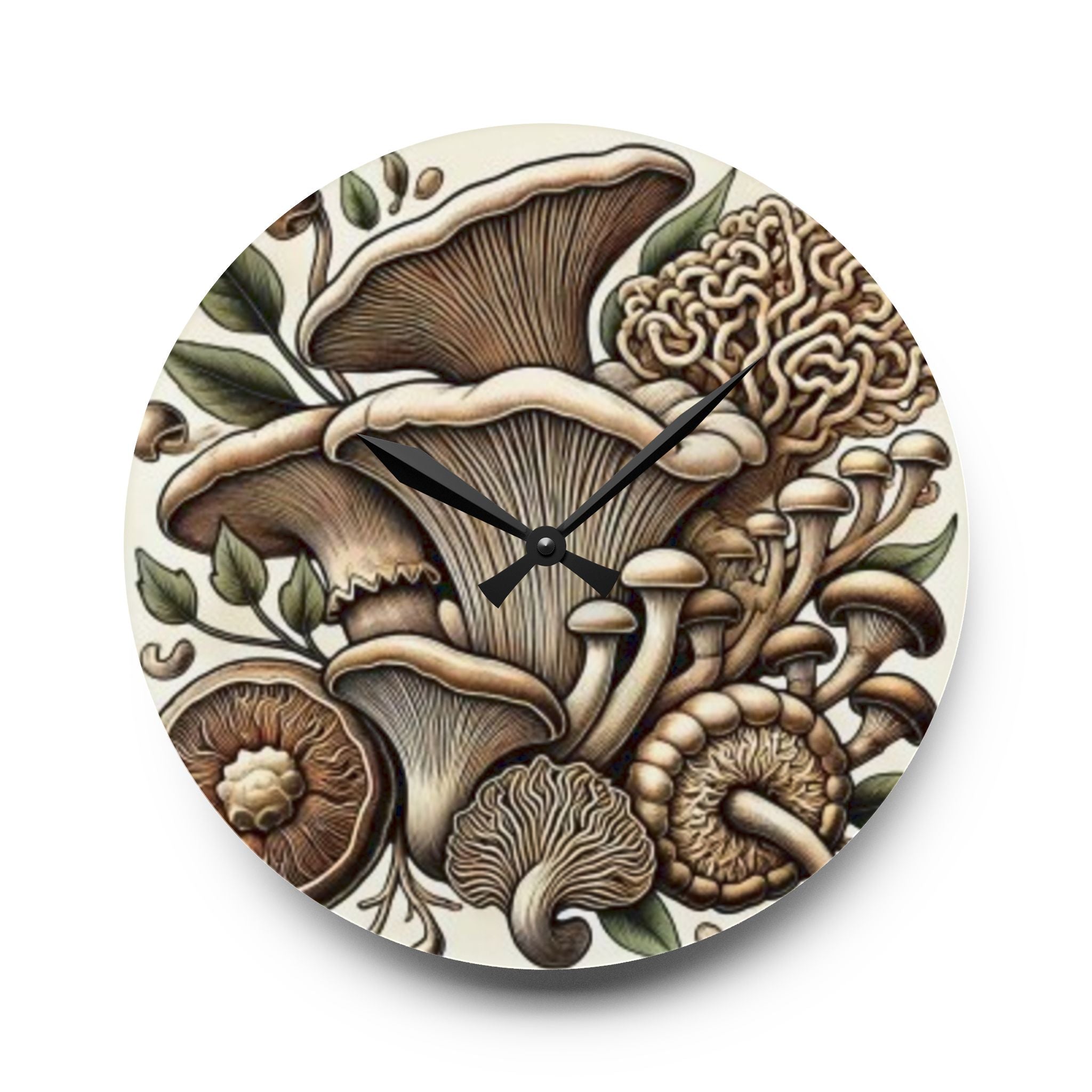 🕒 "Forest Time – Mushroom Harmony Clock" 🍄