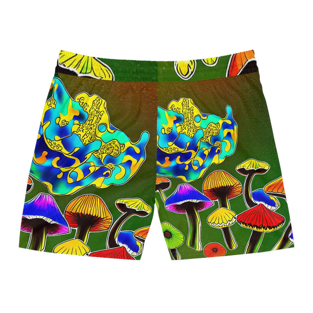 Bañador de Hongos Psicodélicos – Bañador Vibrante con Estampado Completo para Hombre