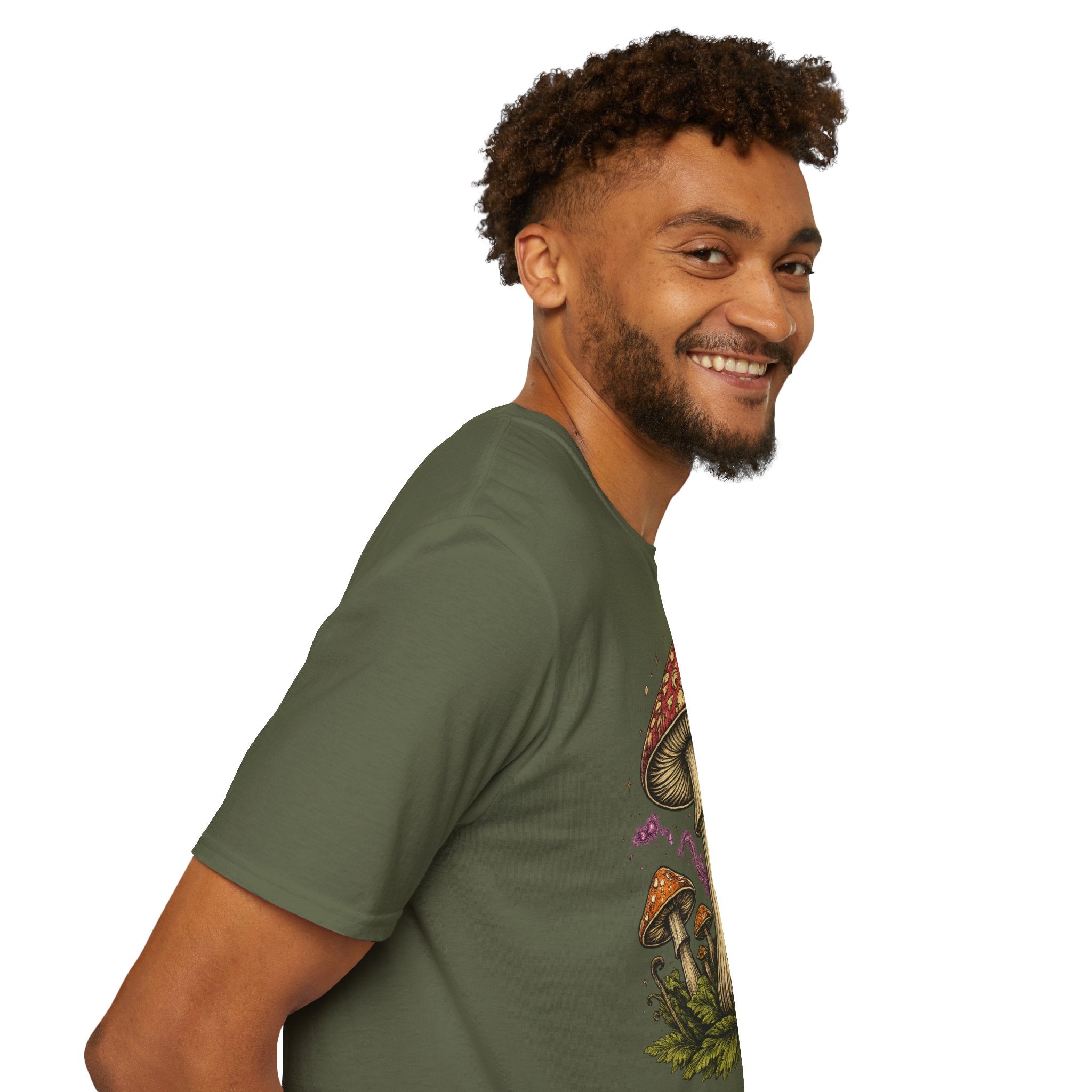 Mushroom Magic T-Shirt — Vintage Red Toadstool Illustration