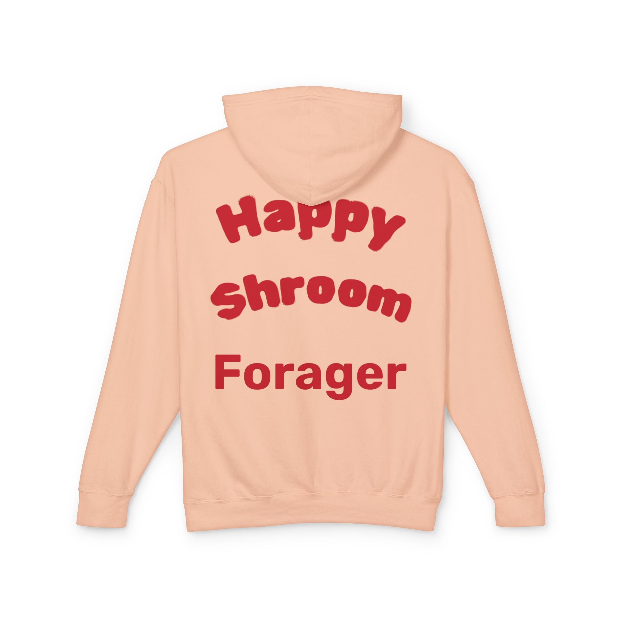 Mushroom Christmas Tree Hoodie — "Happy Shroom Forager" Holiday Pullover