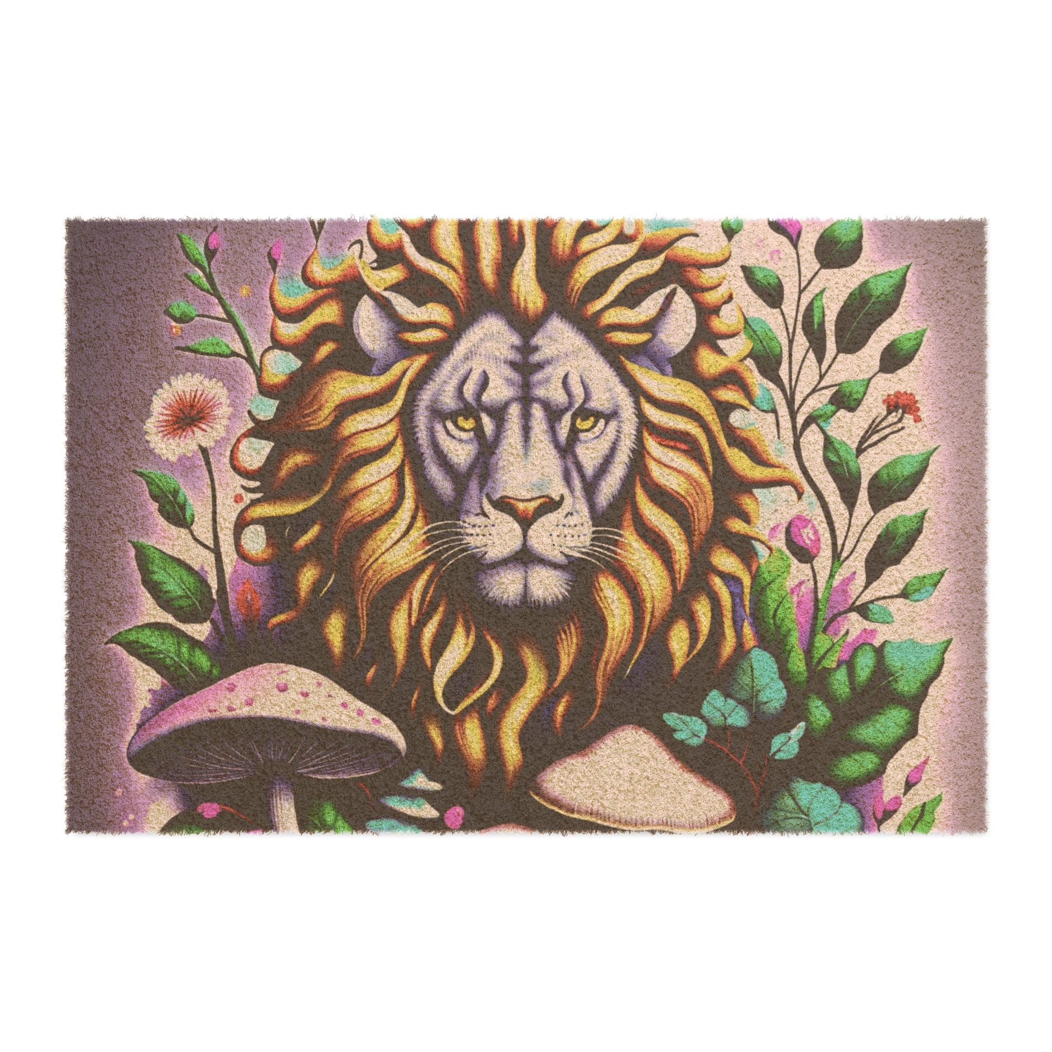 🍄🦁 Forest Guardian Doormat 🍄🦁