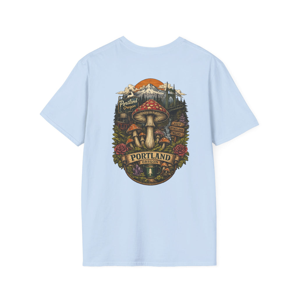 Mushroom Magic T-Shirt — Vintage Red Toadstool Illustration