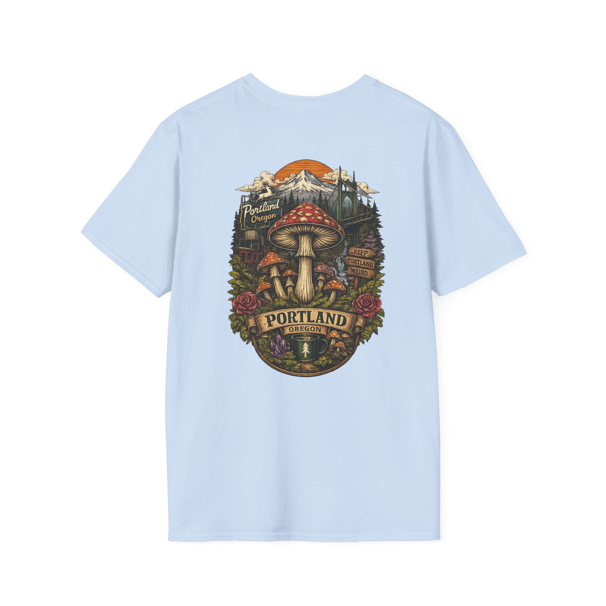 Mushroom Magic T-Shirt — Vintage Red Toadstool Illustration