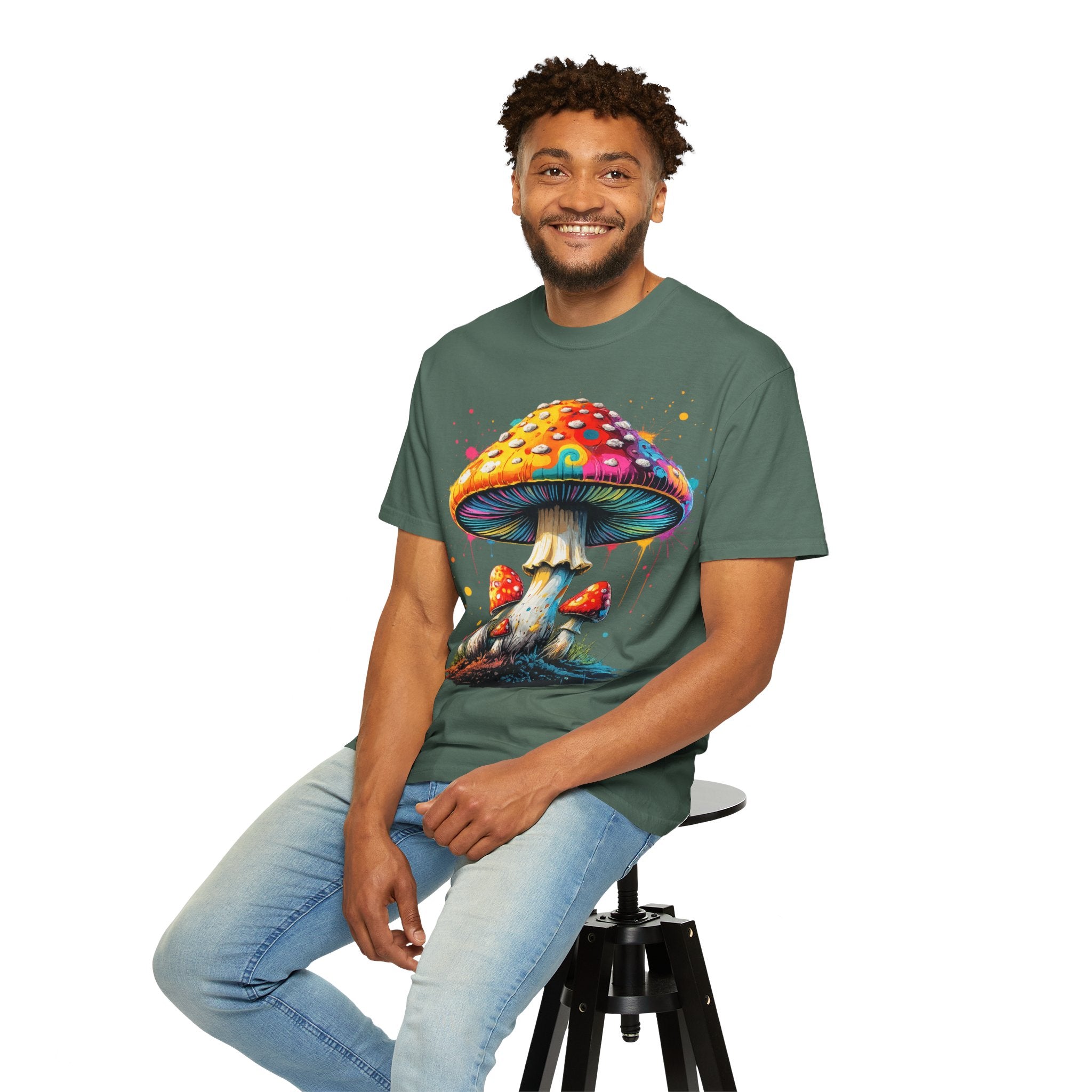 Lake Oswego Mushroom T-Shirt — Vintage Nature & Psychedelic Fungi Design