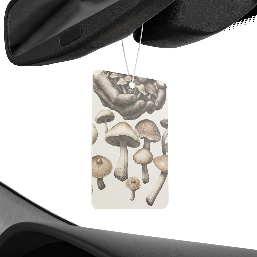 🍄 “Held by Nature” Air Freshener – Earthtone Fungi Design 🌿🚘