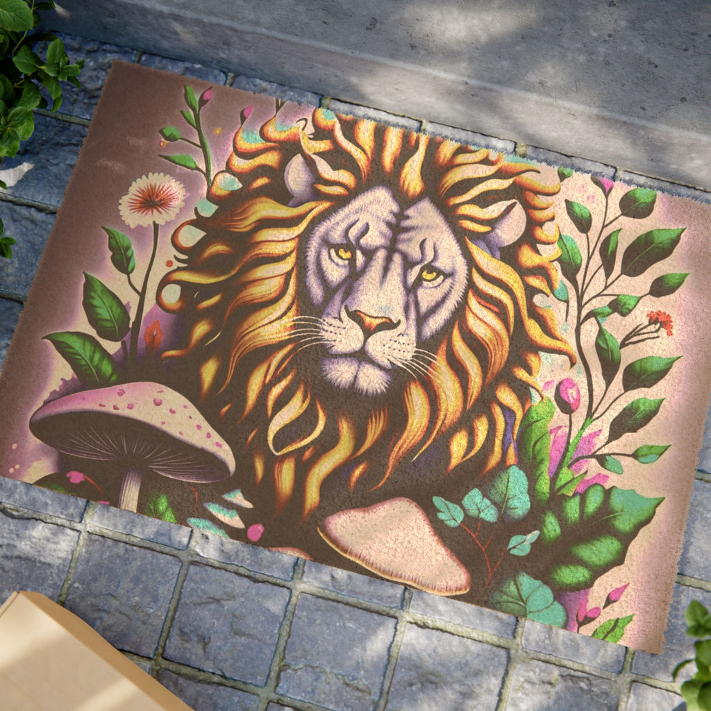 🍄🦁 Forest Guardian Doormat 🍄🦁