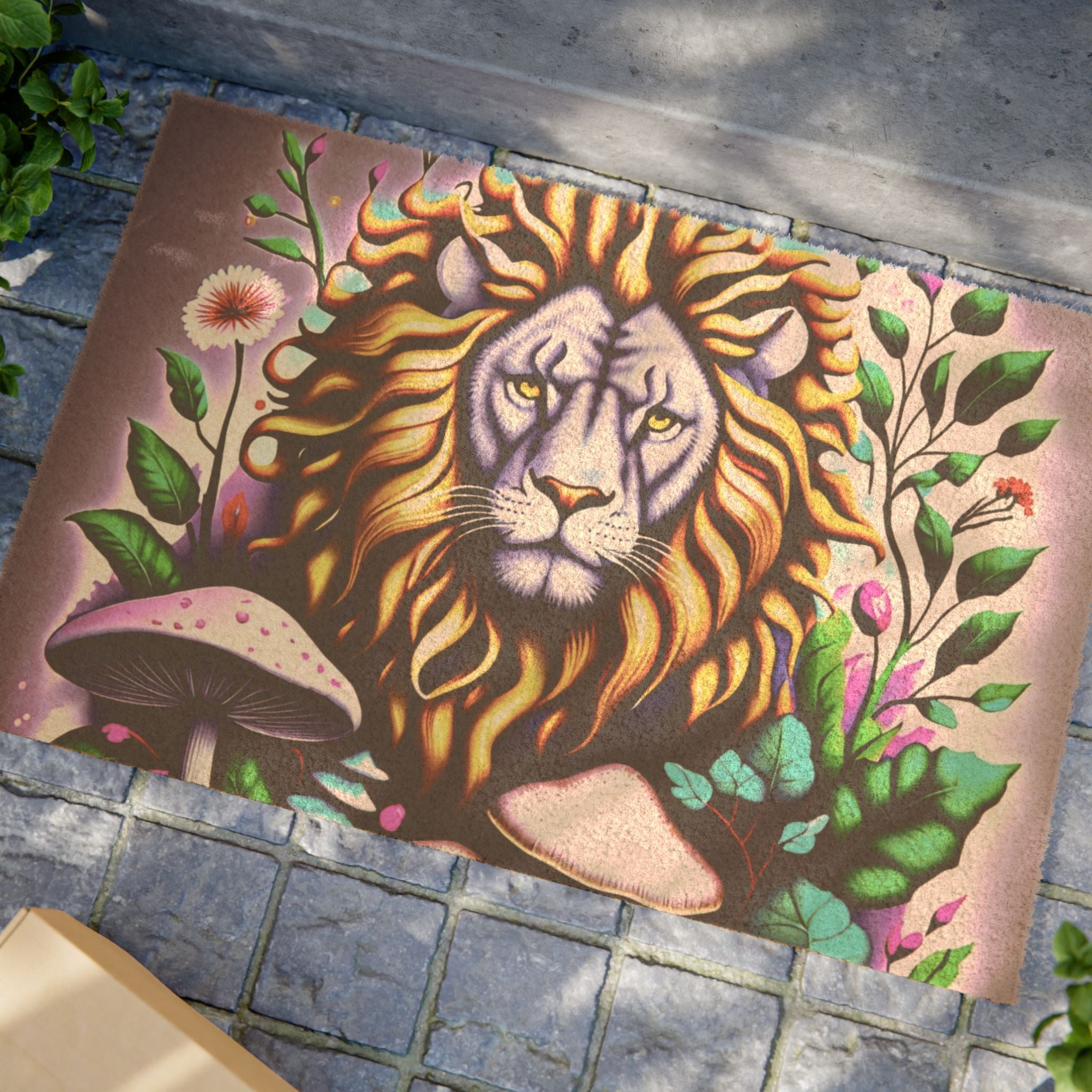 🍄🦁 Forest Guardian Doormat 🍄🦁