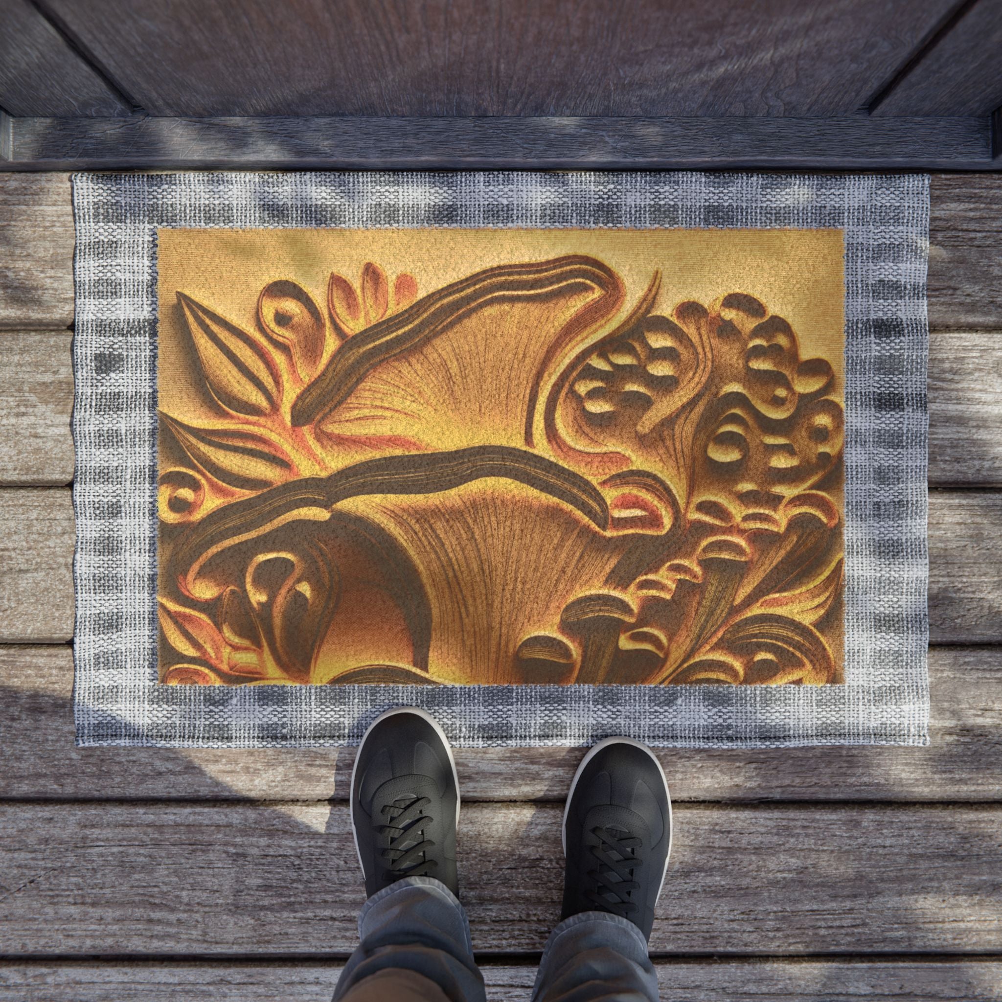 🍄🌟 Golden Grove Doormat 🌟🍂