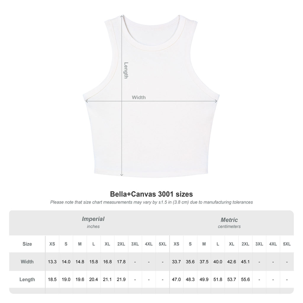 Tank Top: Portland Mushroom Graphic Tank — Women's Crop Racerback Tank Top