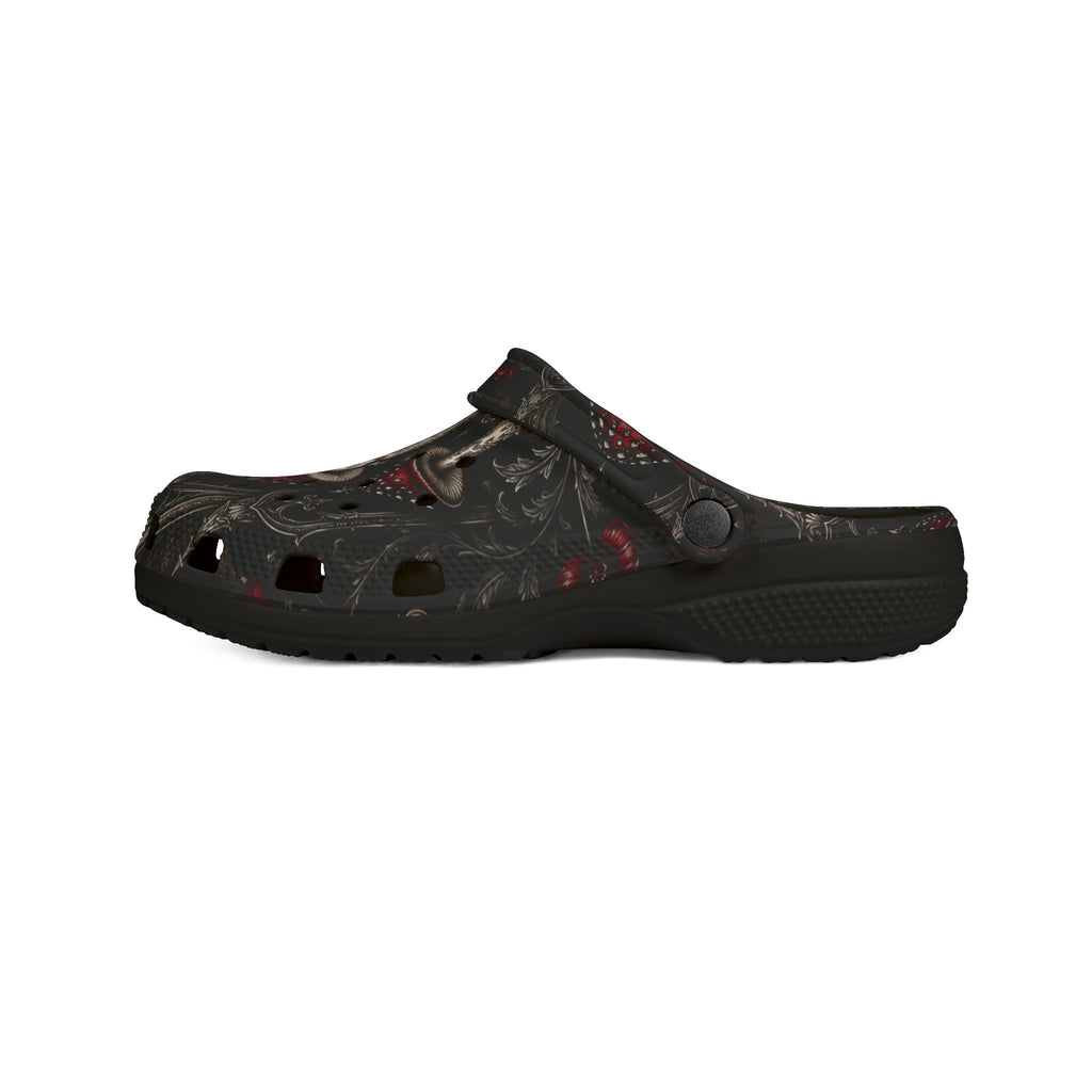 Mushroom Forest Clog — Psychedelic Red Toadstool EVA Foam Shoes