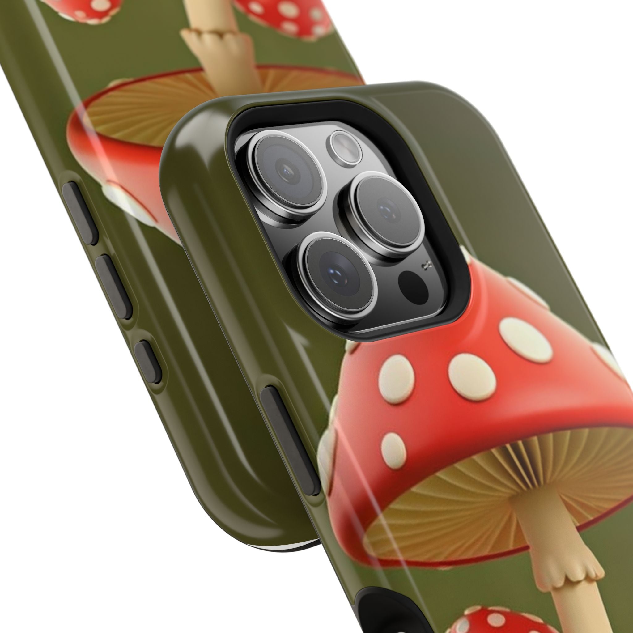 🍄🔥Golden Glow Mushroom Phone Case – Nature Meets Radiance" 🍄✨📱