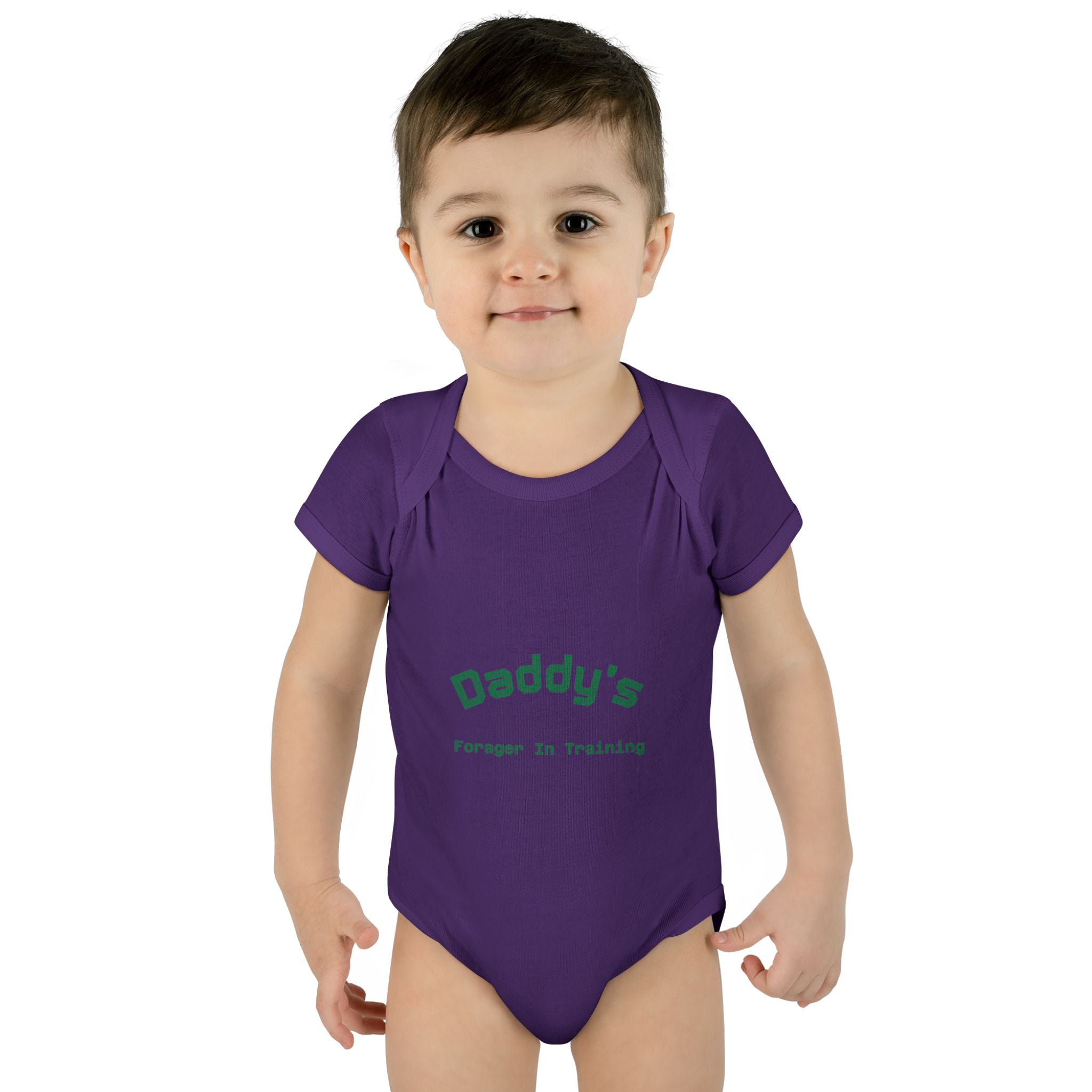 🍄👶 “Forest Friends” Baby Bodysuit One Piece
