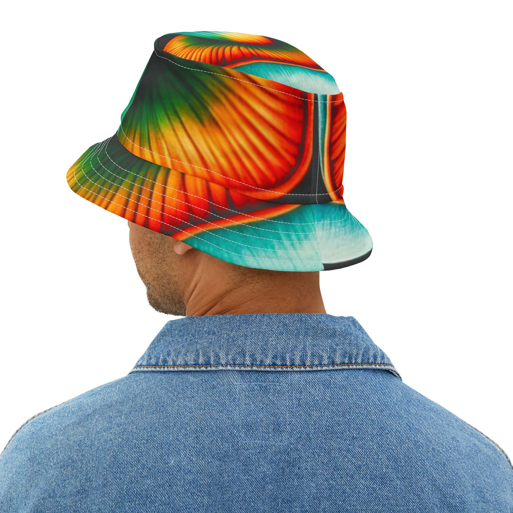 Tie-Dye Color Burst Bucket Hat — Vibrant Festival Sun Hat