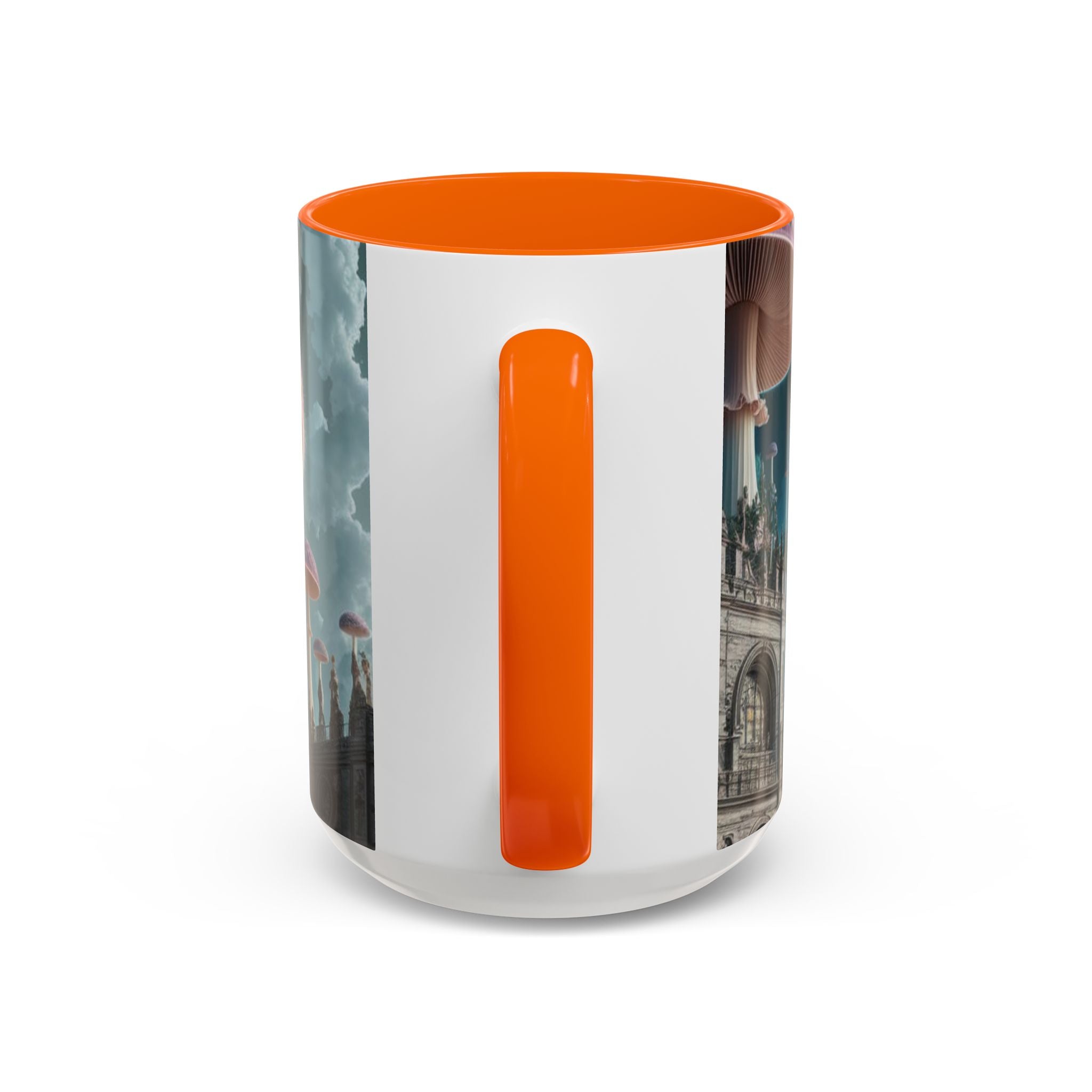 Mug: Mystical Mushroom Accent Coffee Mug — Fantasy Psychedelic Ceramic Cup (11/15oz)