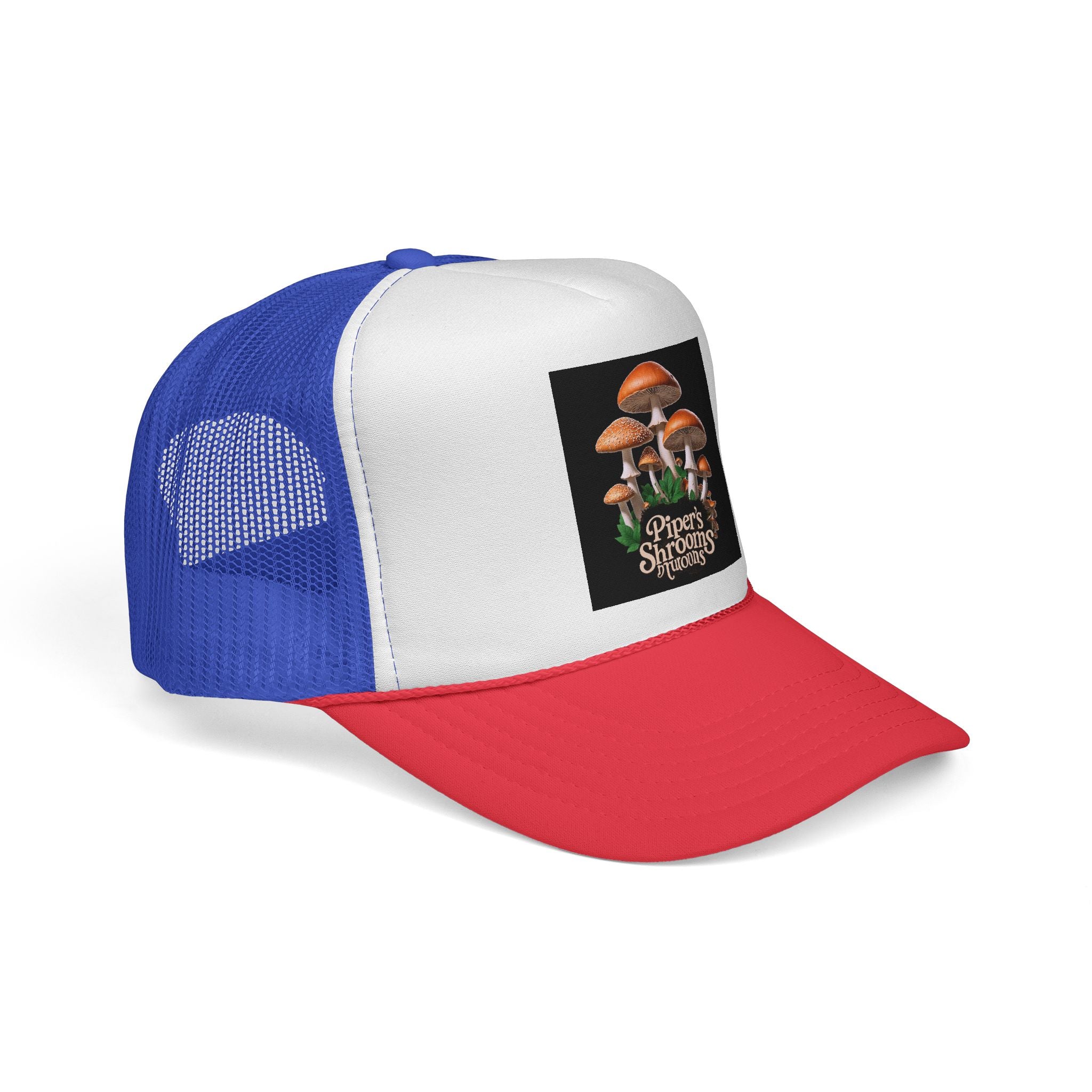 🌿 Piper’s Shroom Works Trucker Hat – Cap Off Your Look with Fungi Flair 🍄