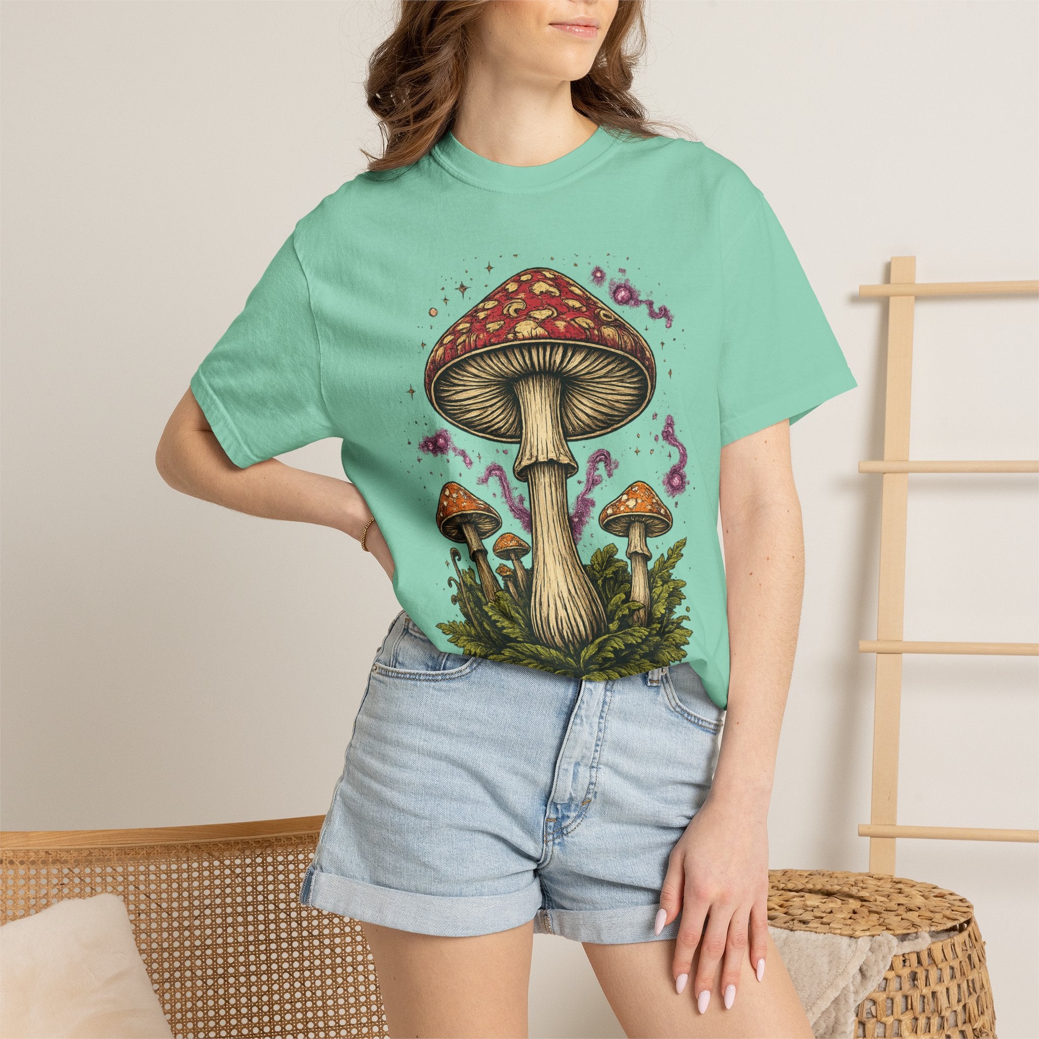 Mushroom Graphic T-Shirt