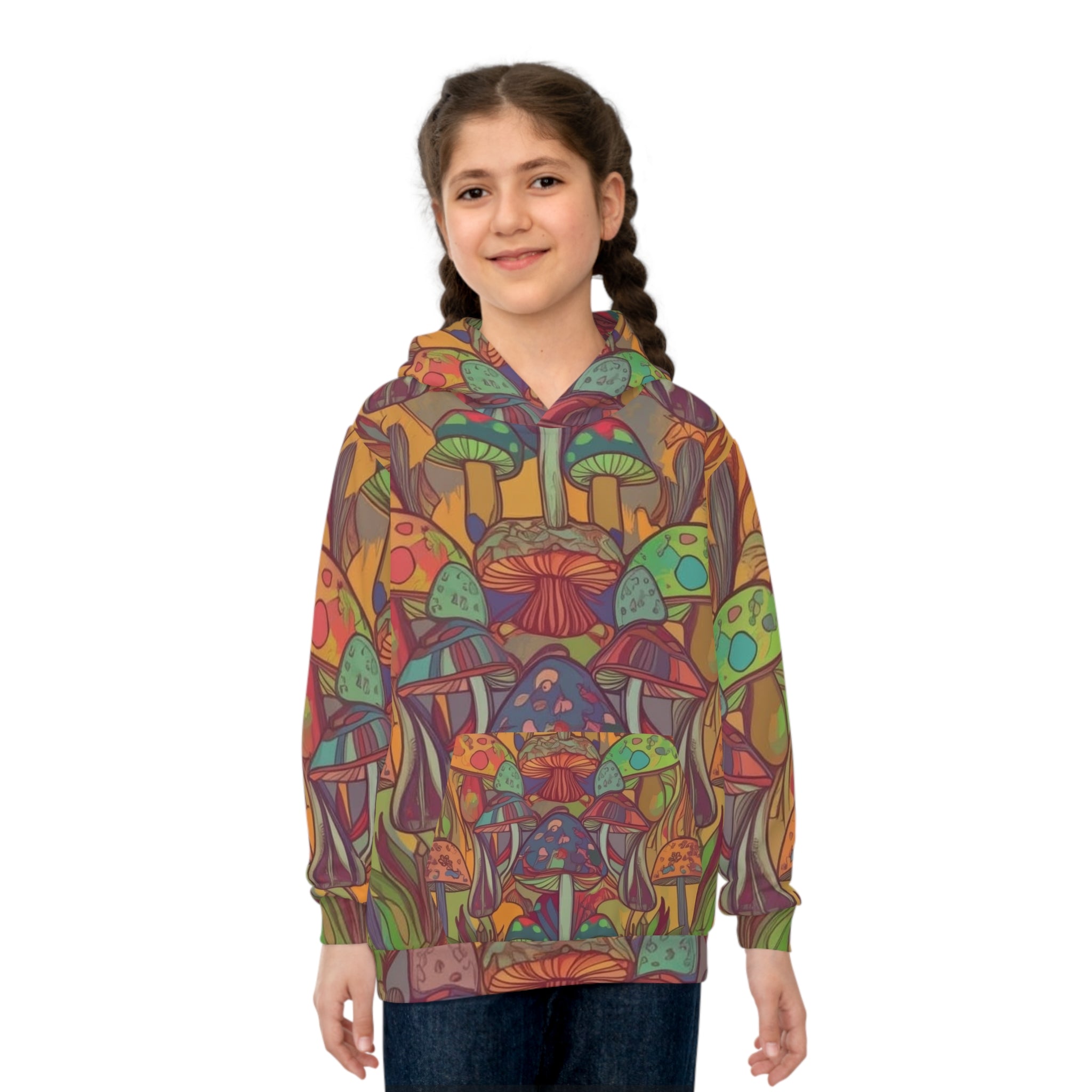 🍄🌈 Mystic Mushroom Wonderland Hoodie 🌿✨