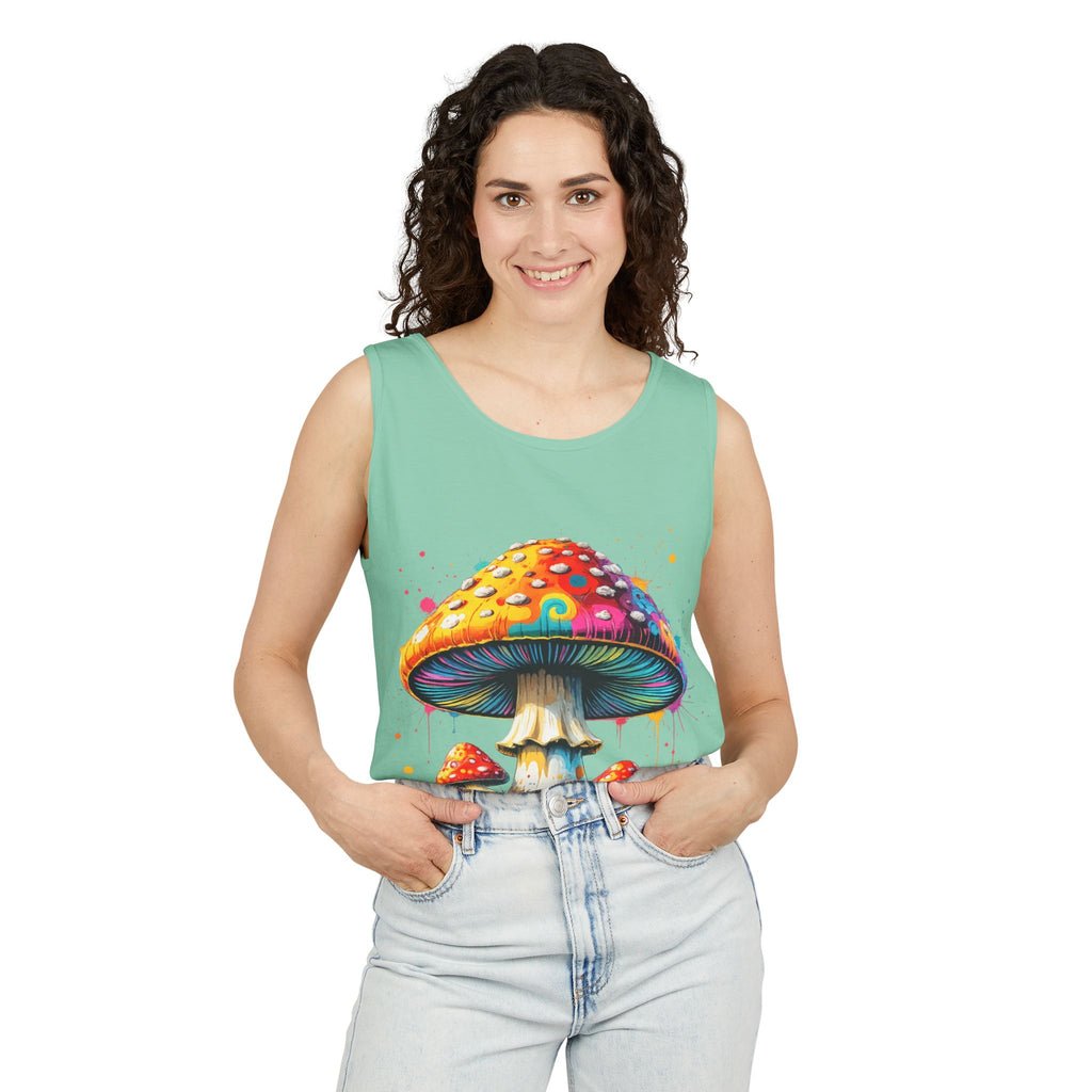 Mushroom Tank Top — Psychedelic & Portland Forest Graphic Tank