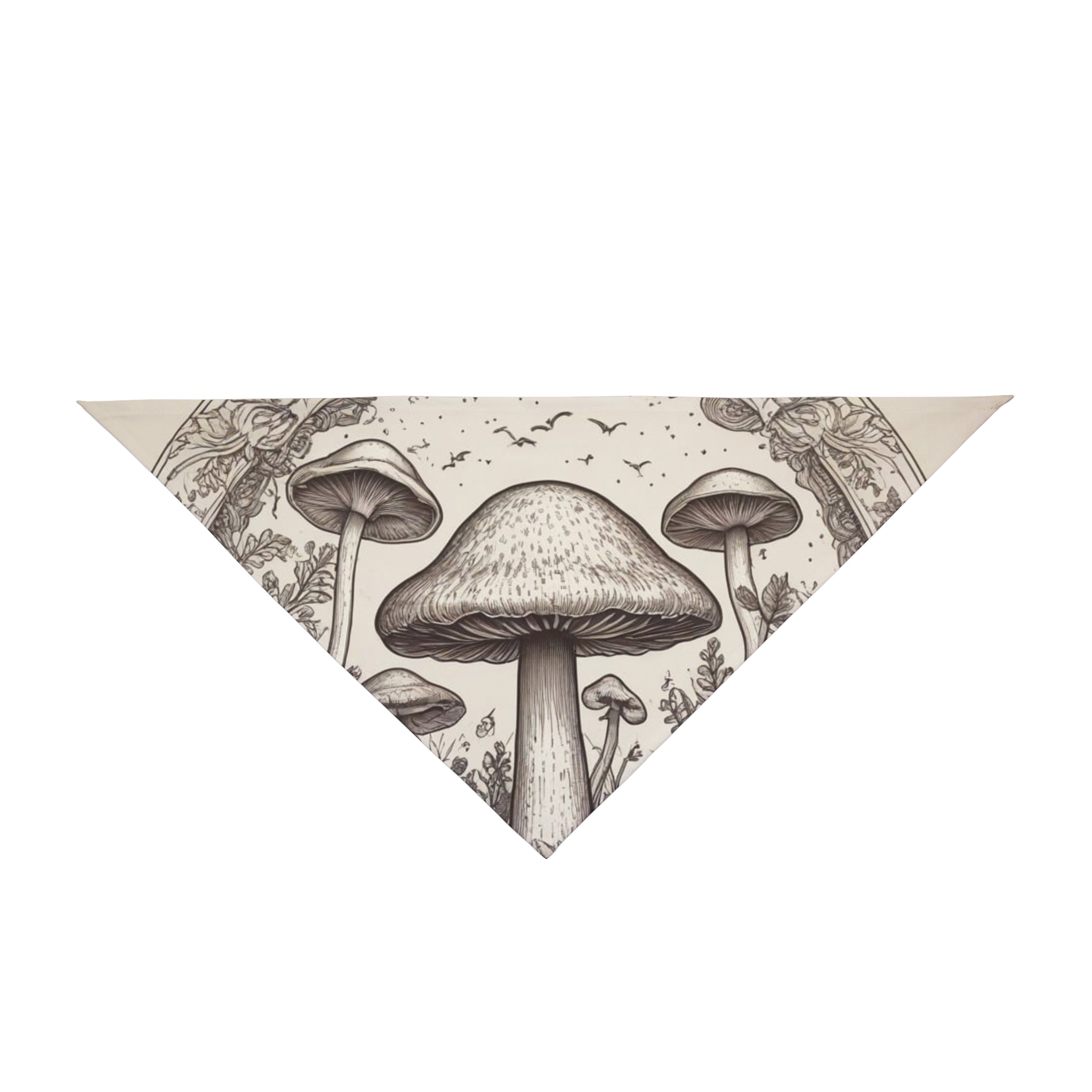 🍄 "Whispers of the Wild" Mushroom Bandana – Earthy. Elegant. Enchanted.  Wrap yourself in ancient woodland magic with the Whispers of the Wild bandana.